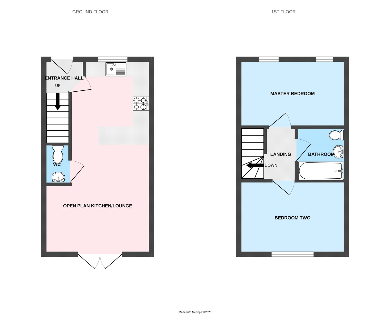 14, Akron Drive, Wolverhampton floorplan