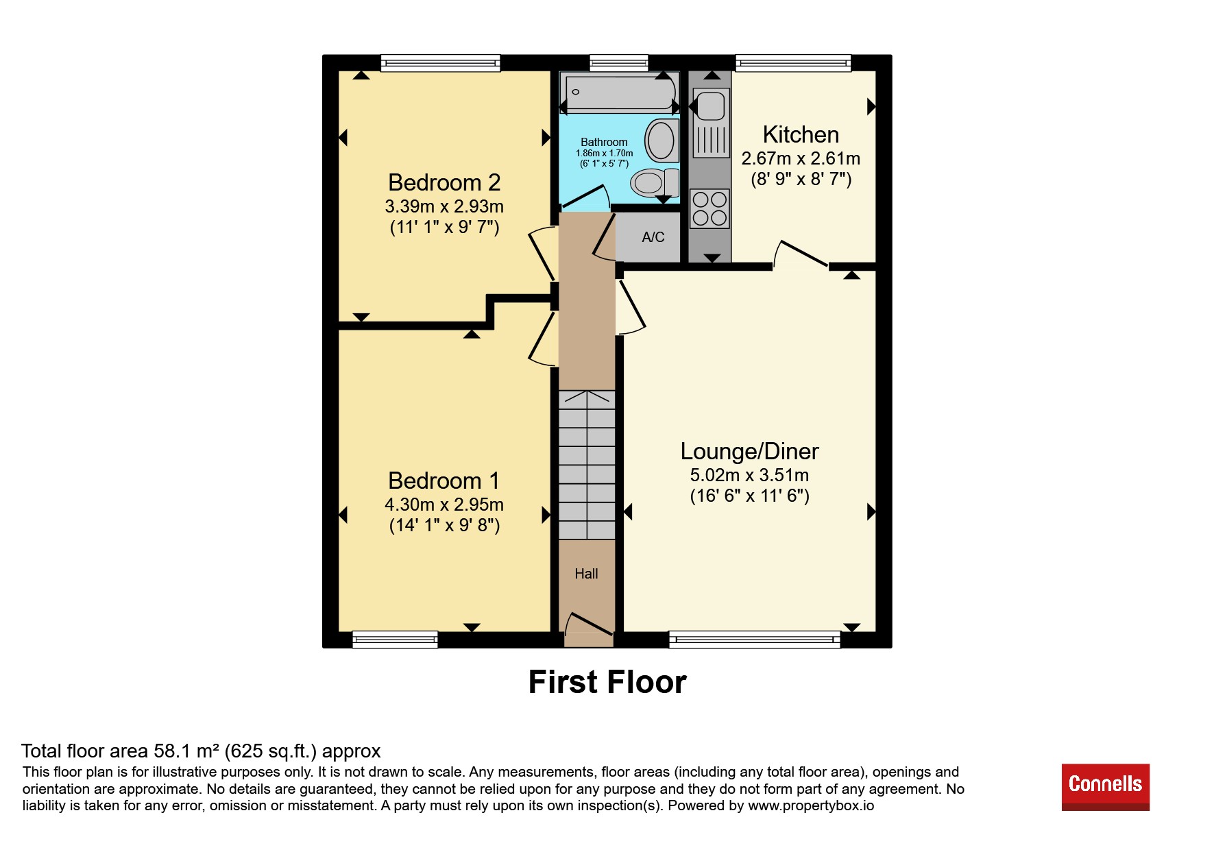 57, Enfield Close, Birmingham floorplan