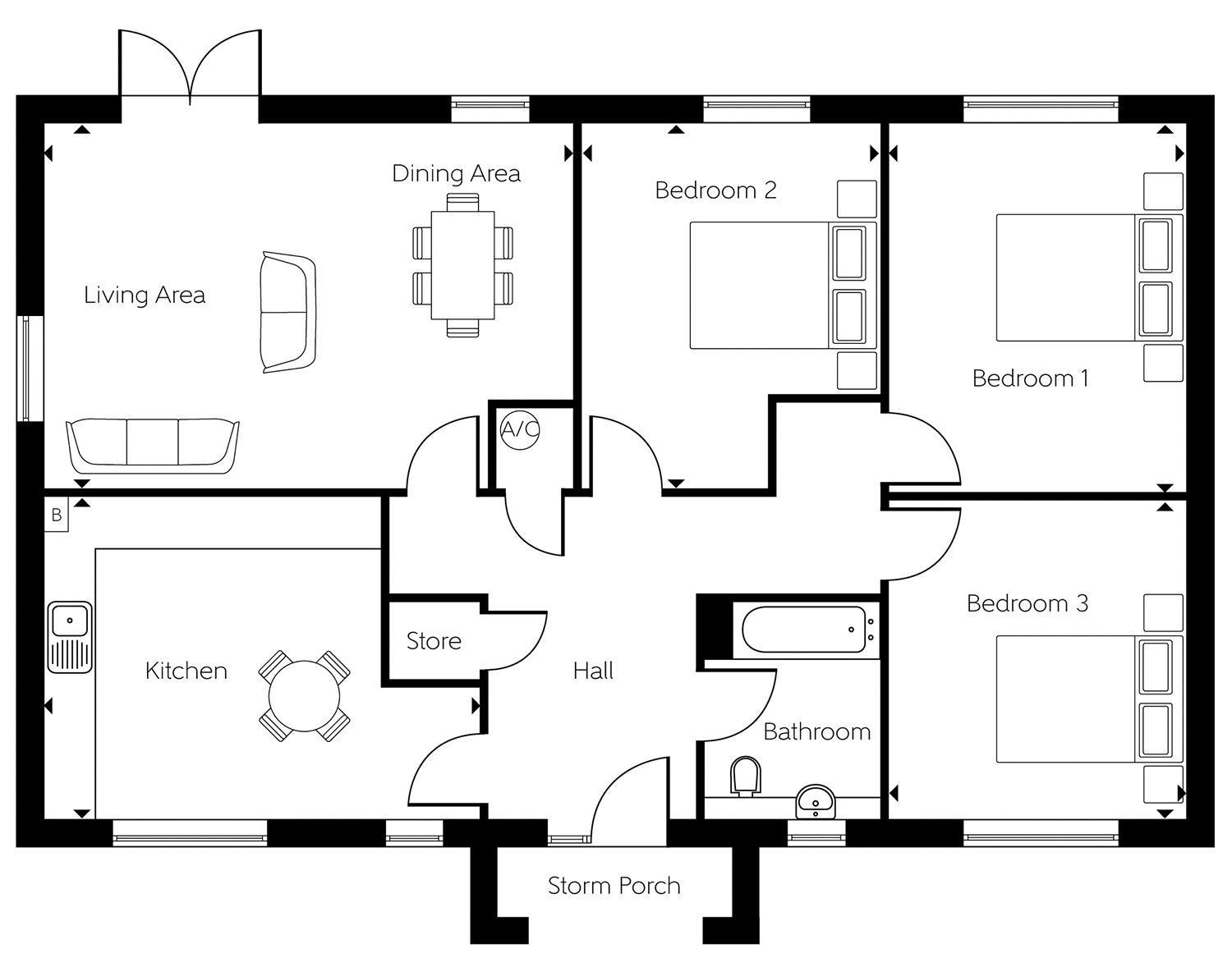 2 Bedrooms Detached house for sale in Fern Hill Gardens, Coxwell Road, Faringdon, Oxfordshire SN7