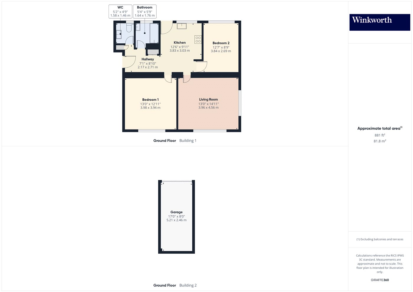 Flat 1,, Sunnyhill Court, Hendon floorplan