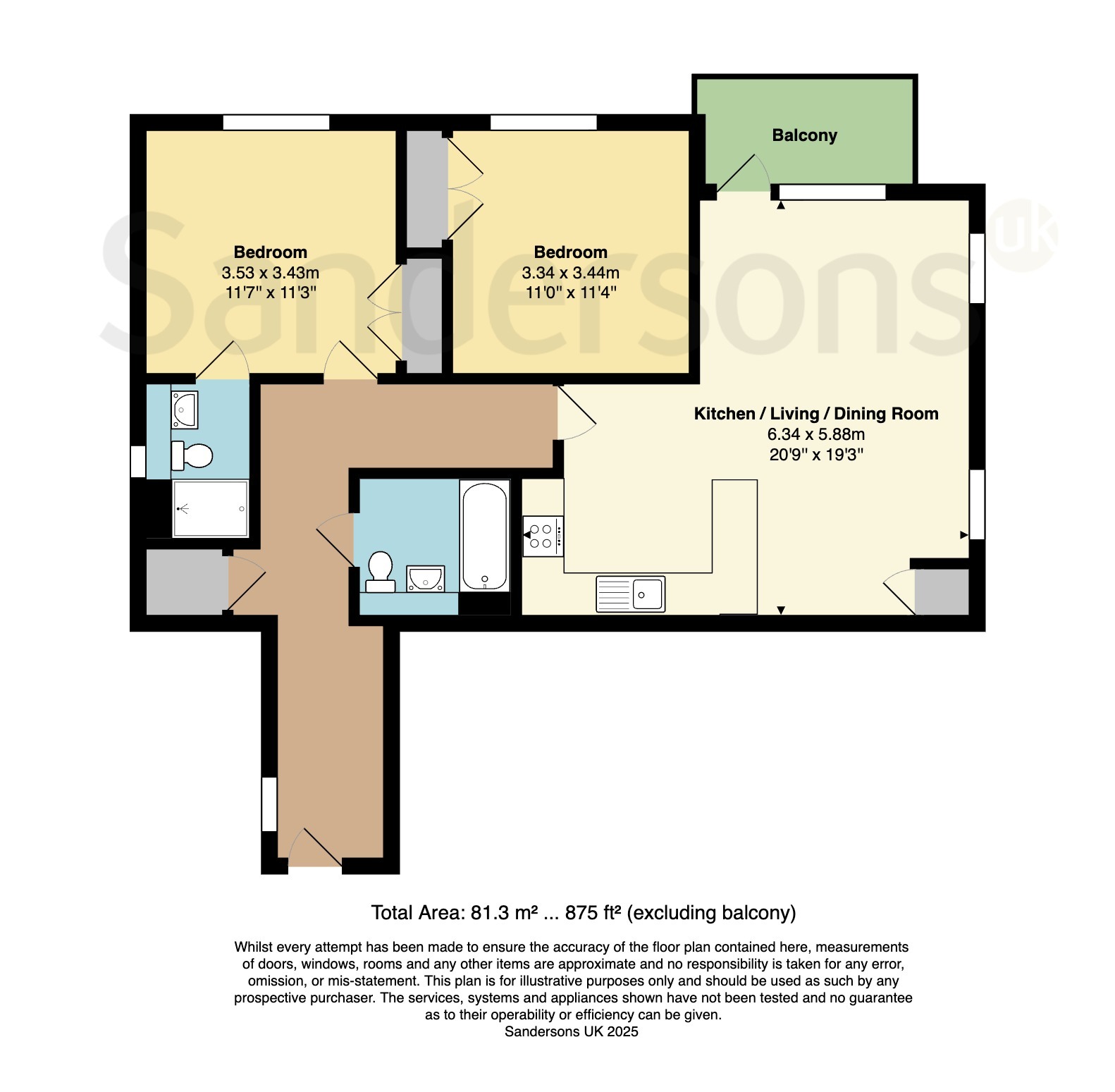 6 Heron Court, Castle Hill Drive, Swanscombe floorplan