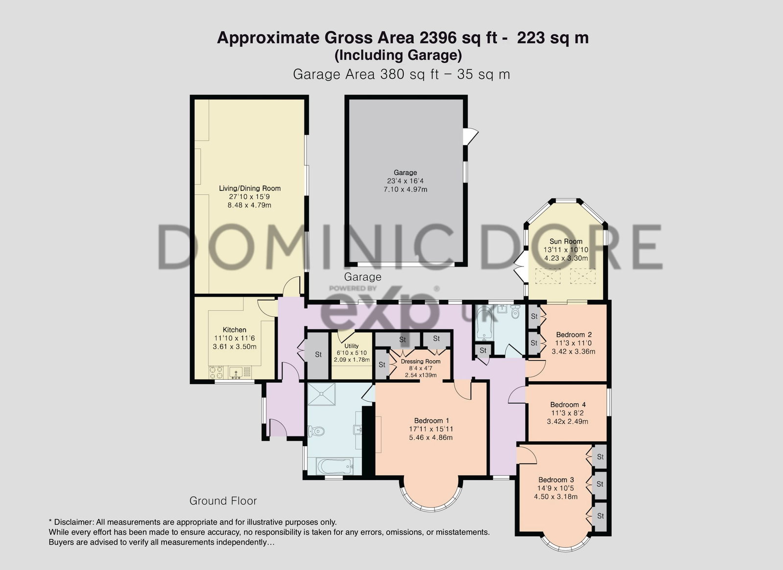 6, Lansdown Close, Cheltenham floorplan