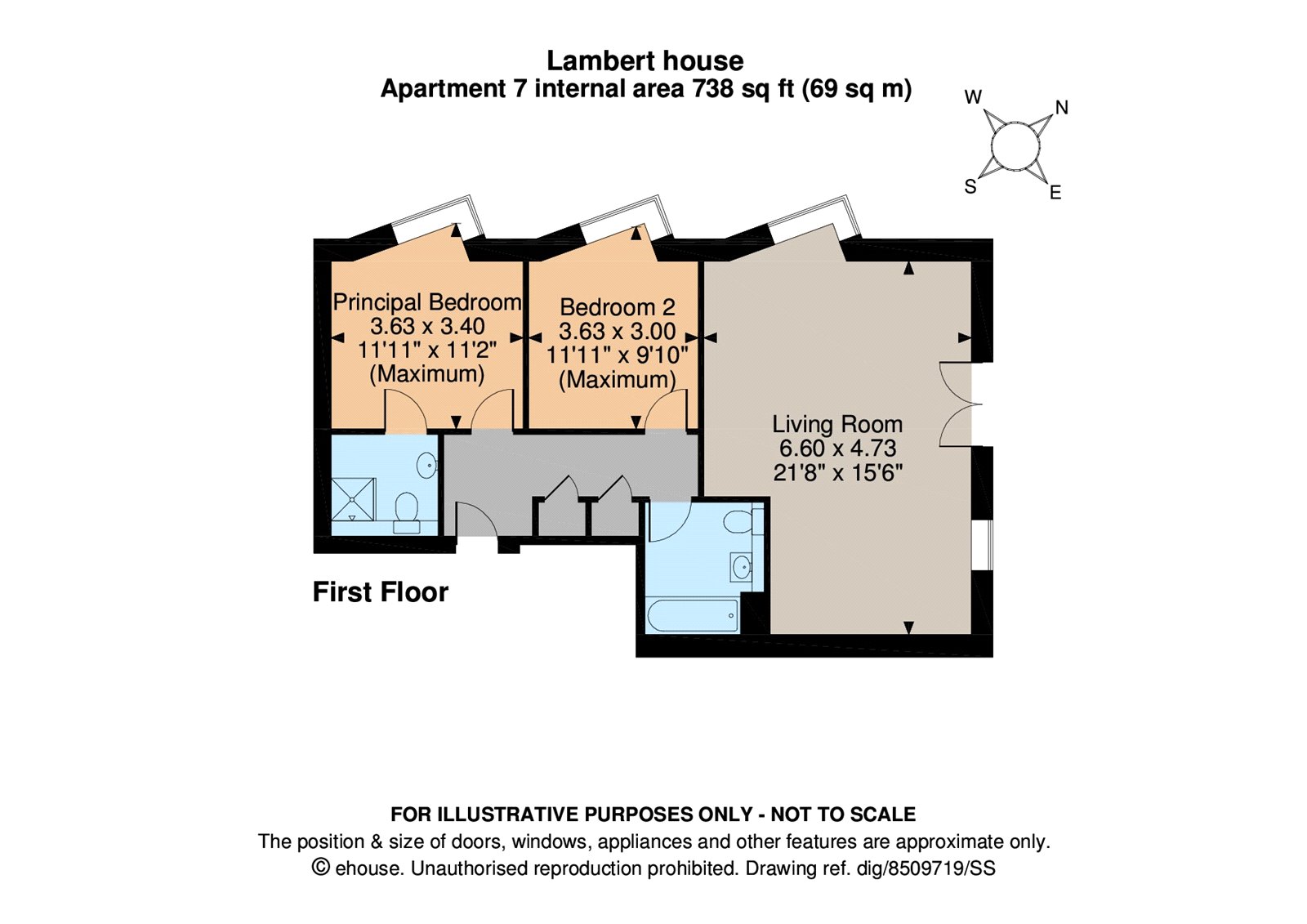 7 Lambert House, Harrogate floorplan