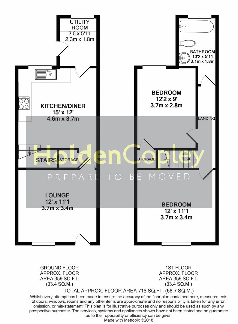 2 Bedrooms Terraced house to rent in St. Albans Road, Arnold, Nottingham NG5