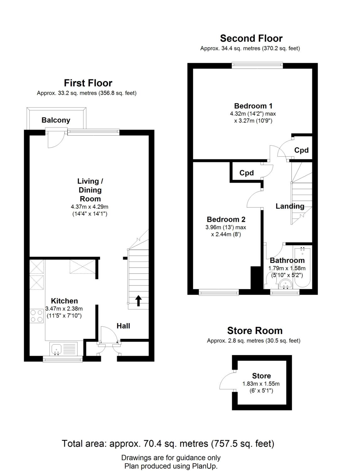 2 Bedrooms Flat for sale in Cambridge, Cambridgeshire CB4