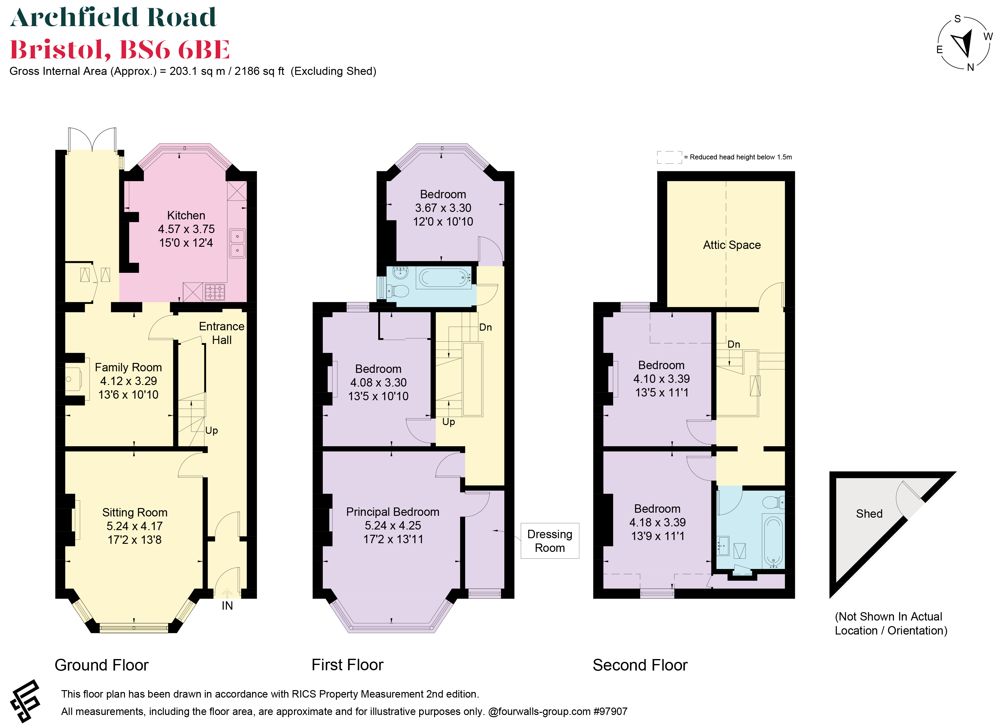 24, Archfield Road, Bristol floorplan