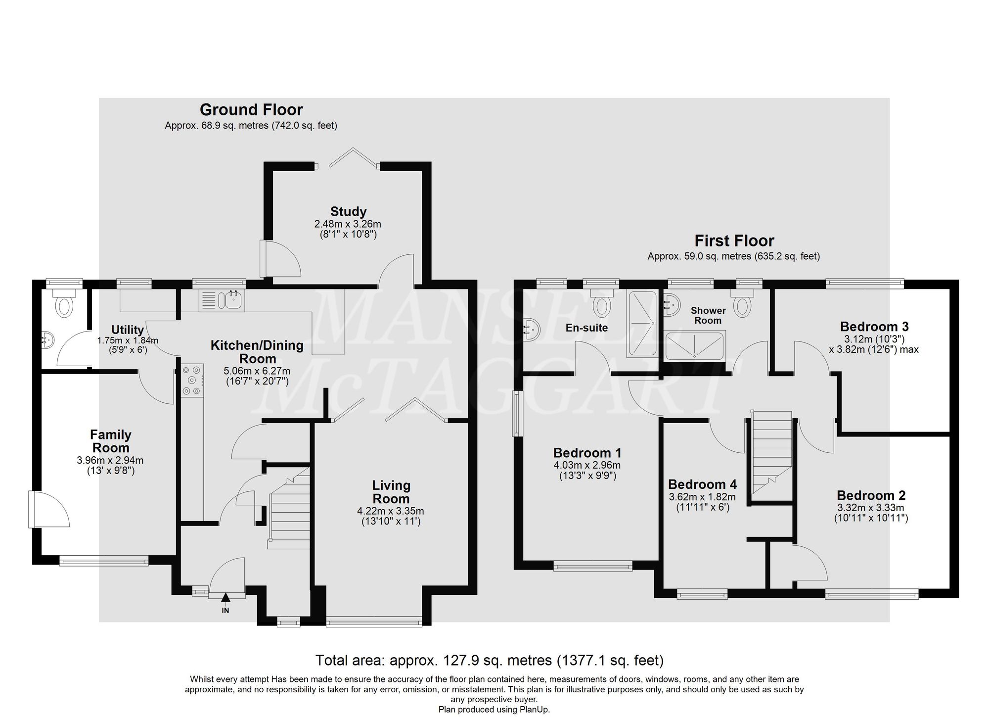 1 Gloucester Road, Crawley floorplan