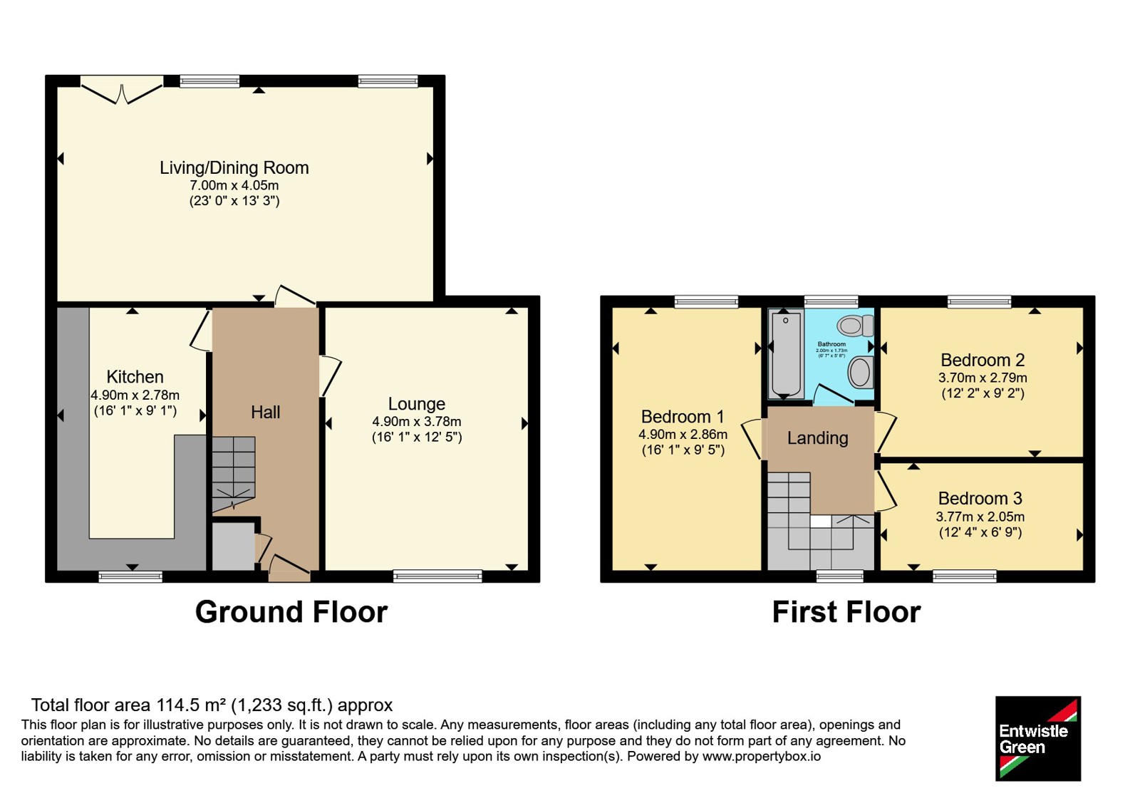 58, Westbourne Avenue, Greater Manchester floorplan