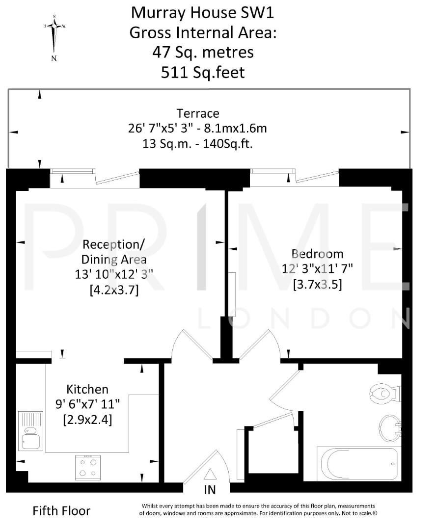 23, Murray House, Westminster floorplan