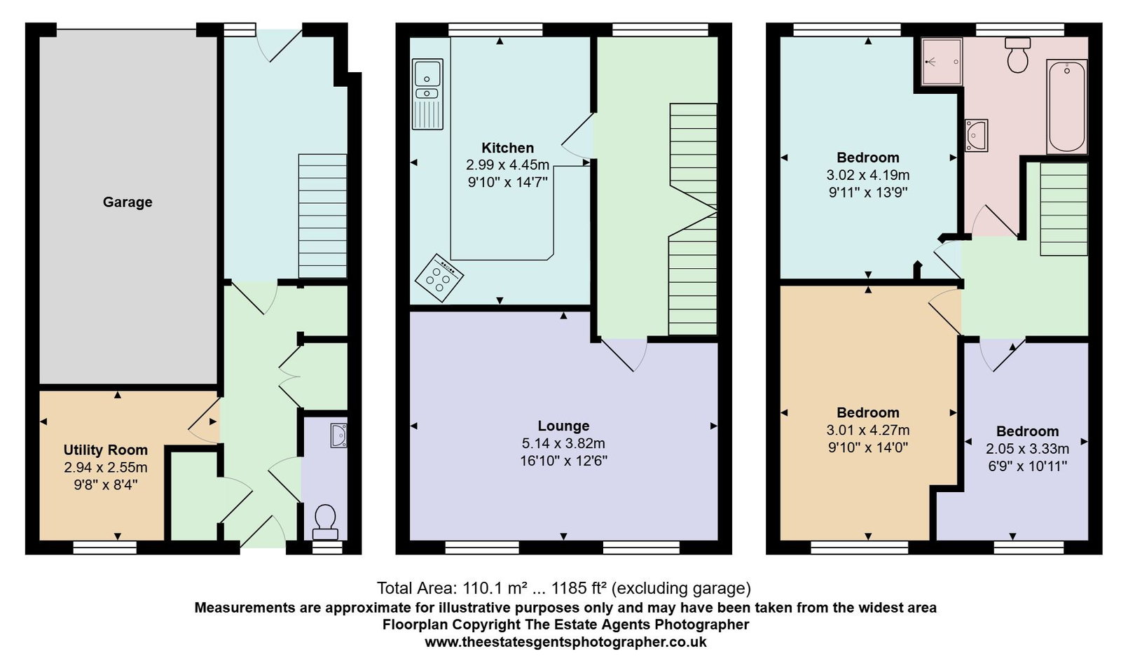 3, Church Road, Tilbury floorplan