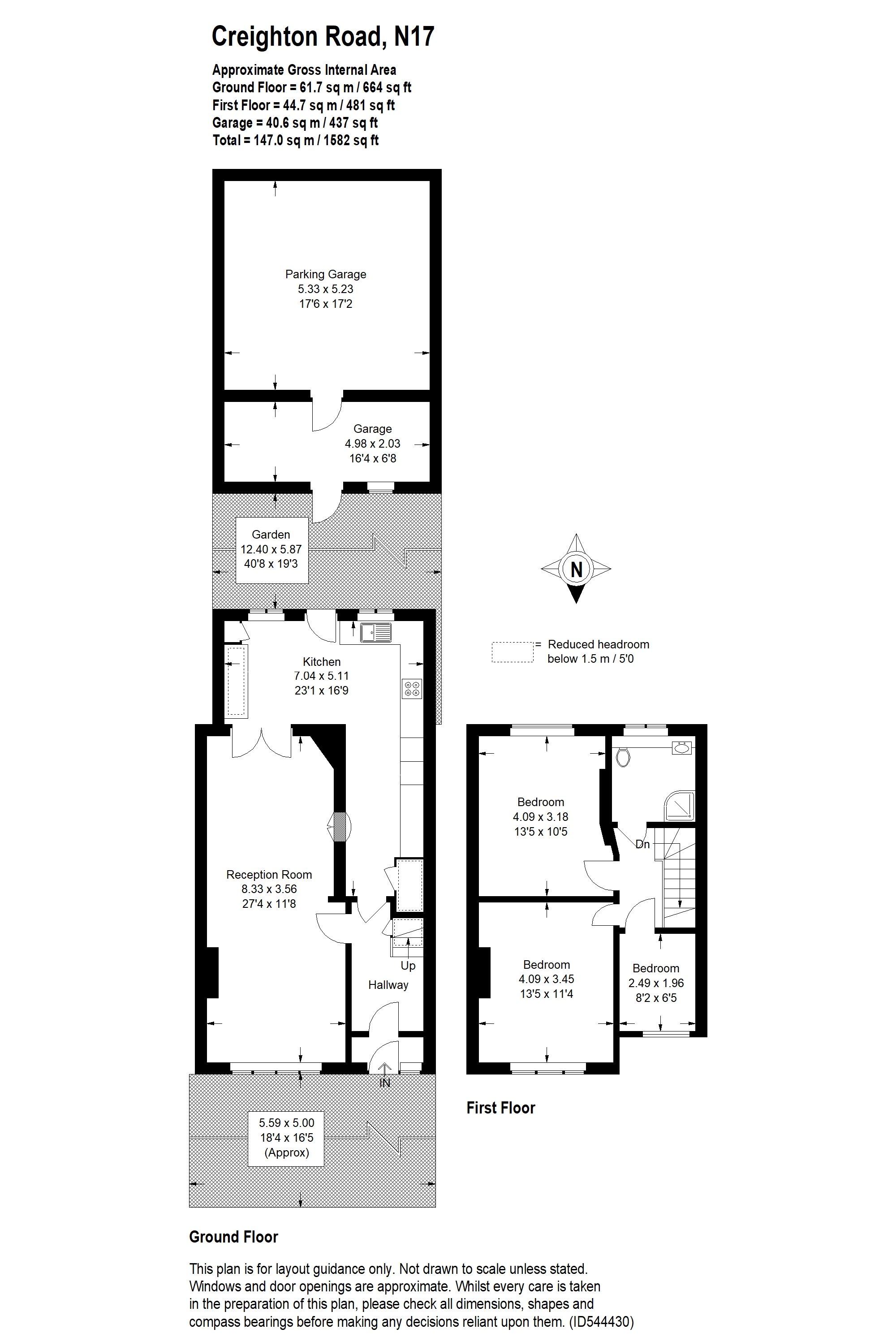 3 Bedrooms Terraced house for sale in Creighton Road, London N17