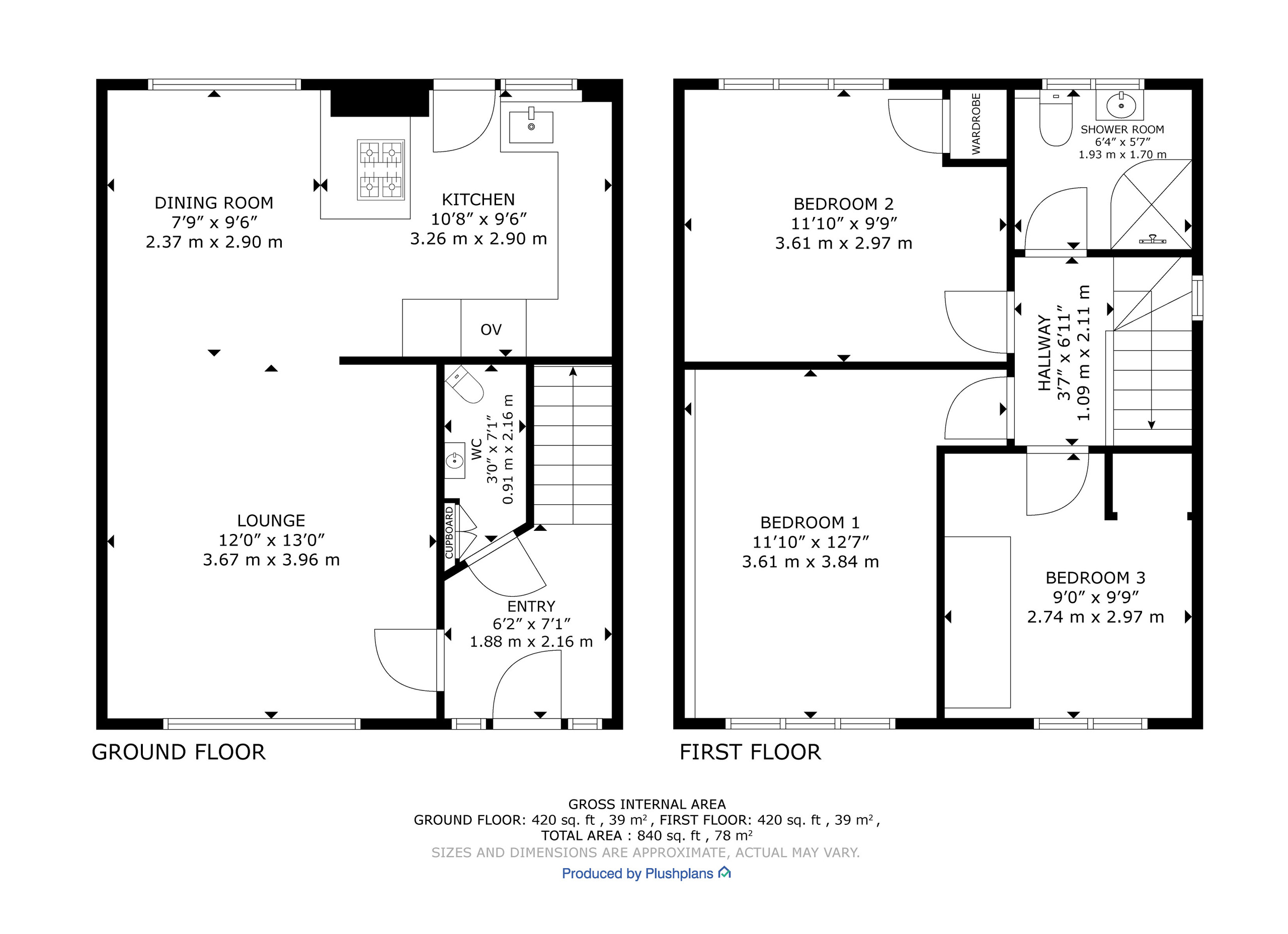6 Gorse Drive, Glasgow floorplan