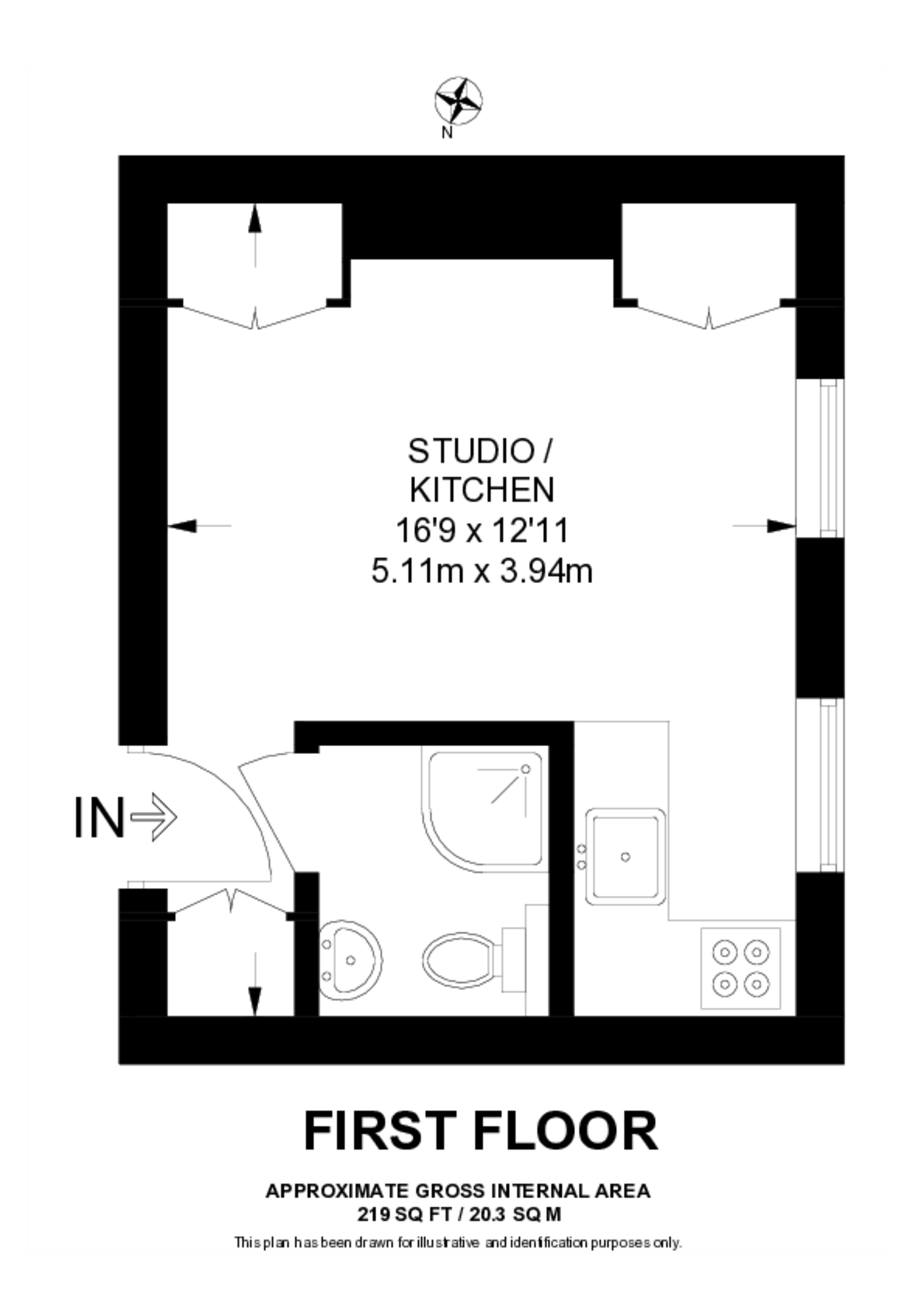 Elsham Road, Holland Park floorplan