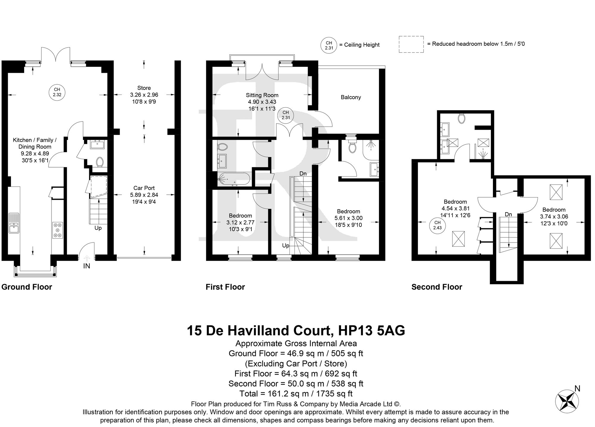 15 De Havilland Court, High Wycombe floorplan