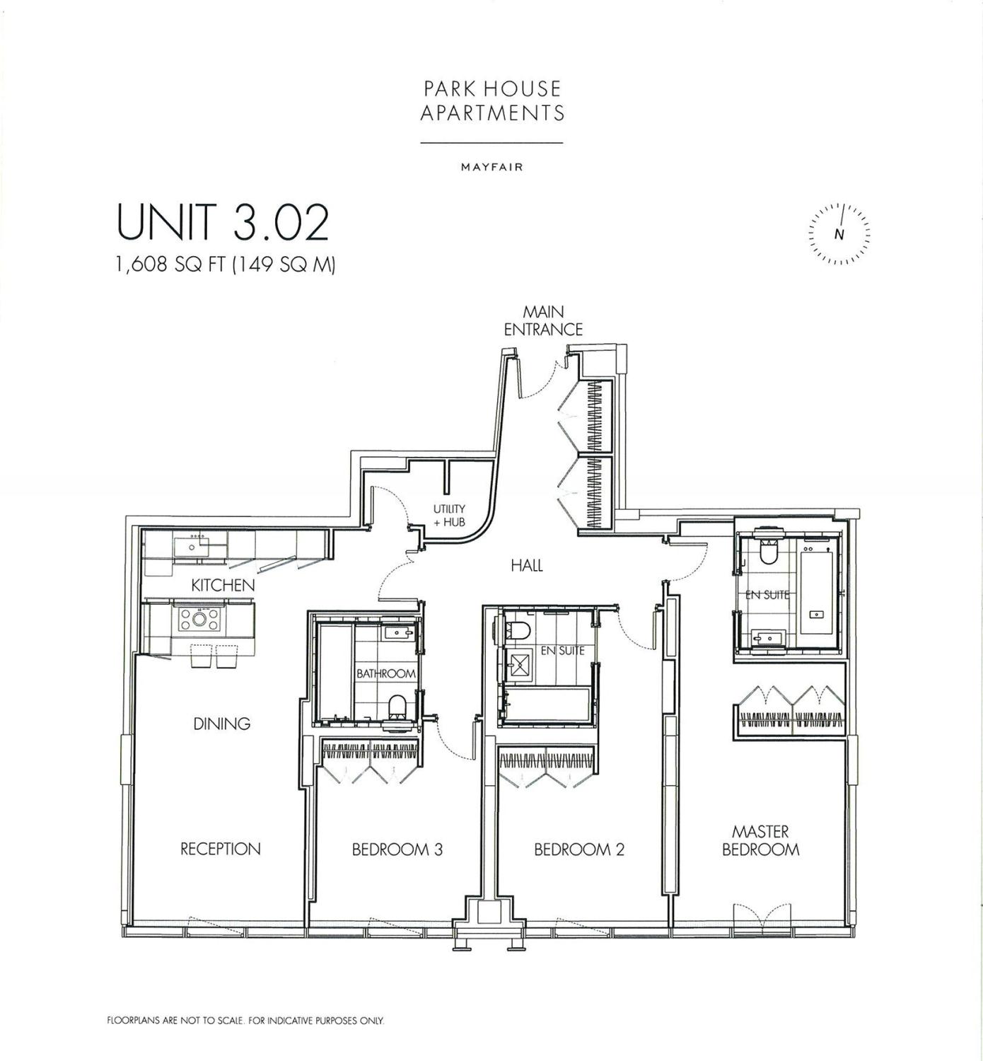 3 Bedrooms Flat to rent in Park House Apartments, 47 North Row, Mayfair W1K