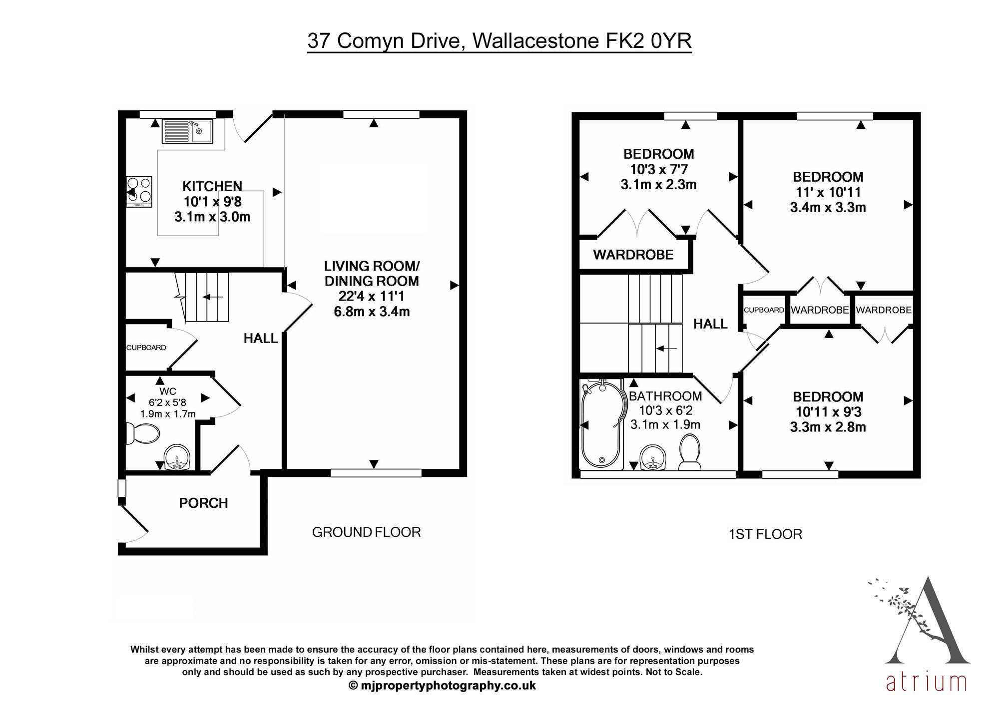 3 Bedrooms Semi-detached house for sale in Comyn Drive, Wallacestone, Falkirk FK2