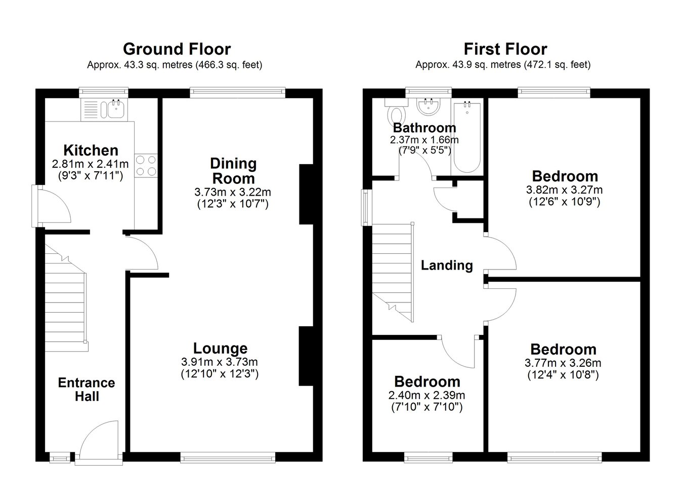 69, Mount Road, Dover floorplan
