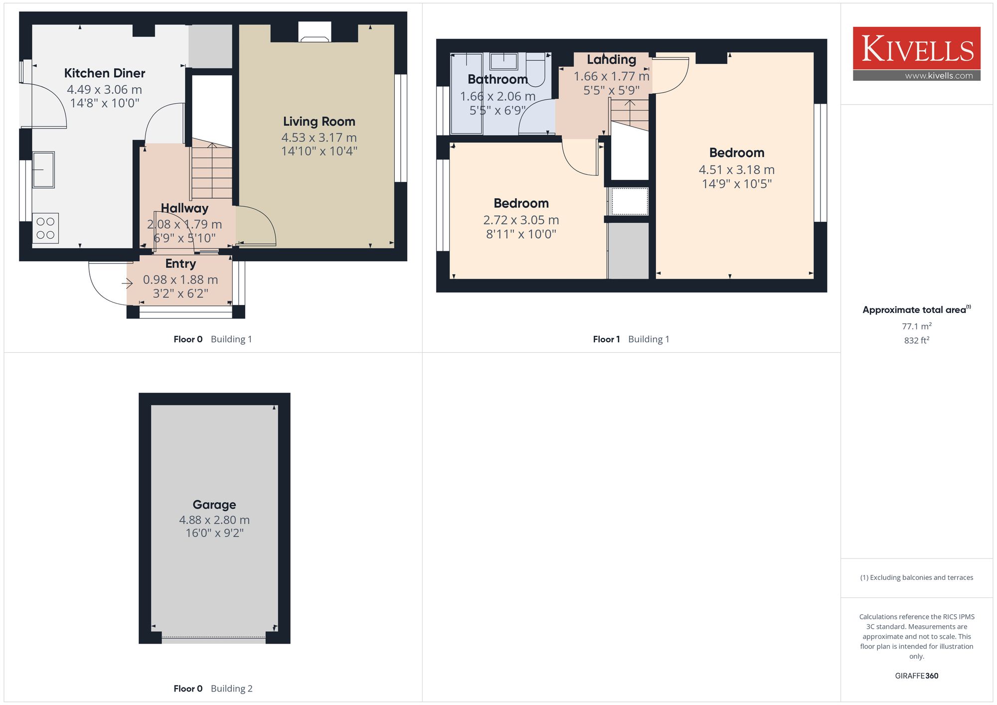 1 Caradon Heights, Liskeard floorplan