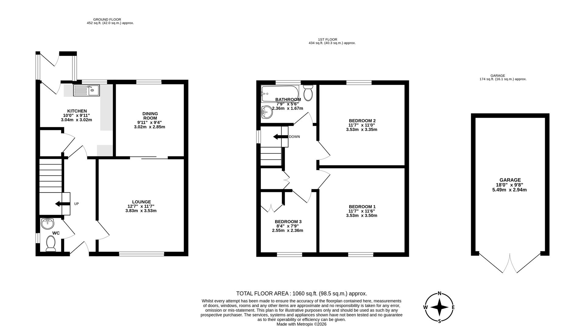 46, Manlake Avenue, Scunthorpe floorplan