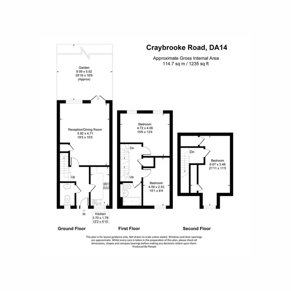 4a, Craybrooke Road, Sidcup floorplan