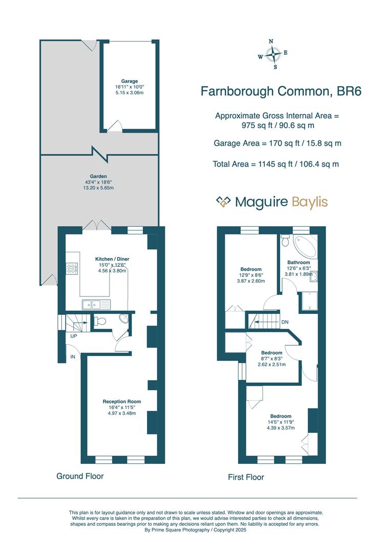 1 Poplar Cottages, Farnborough Common, Orpington floorplan