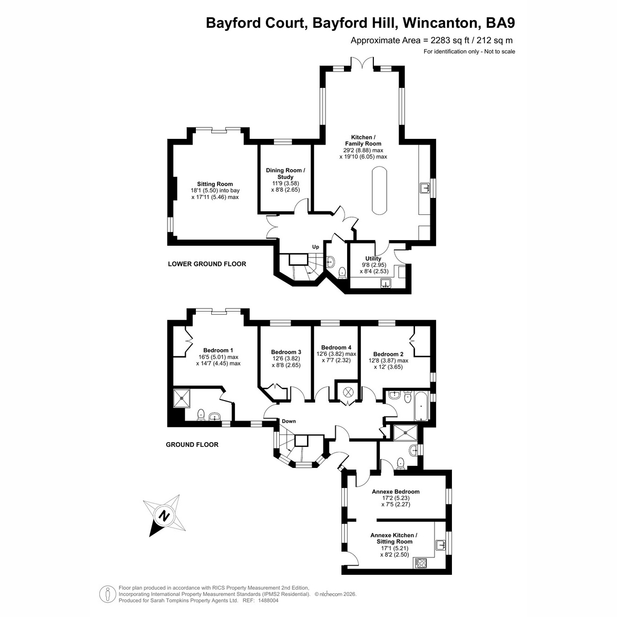 3 Bayford Court, Bayford Hill, Wincanton floorplan