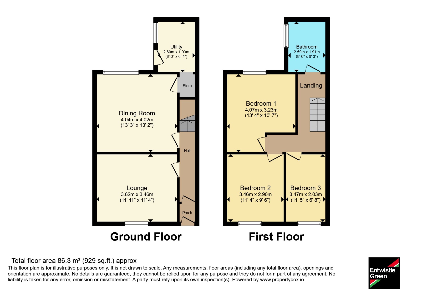 17, Tomlinson Road, Preston floorplan
