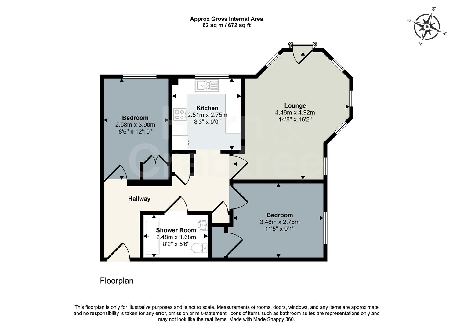 40 Birch Court, Latteys Close, Cardiff floorplan