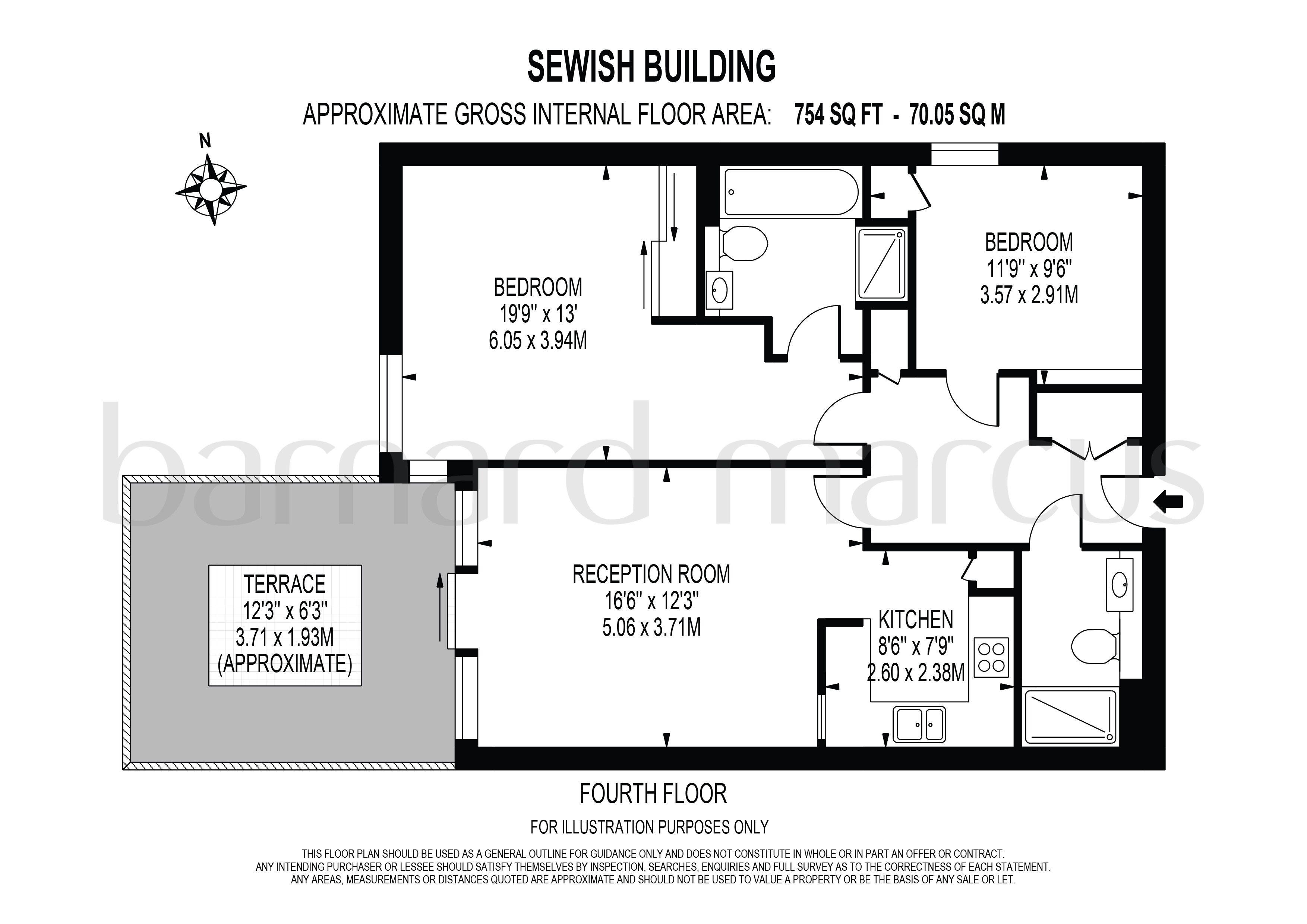 Flat 39, Swish Building, 73, Upper Richmond Road, Putney floorplan