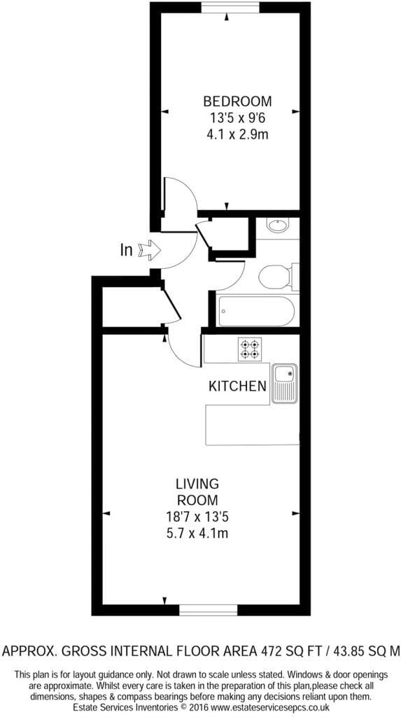 Flat 23, Maple Court, Bracknell floorplan