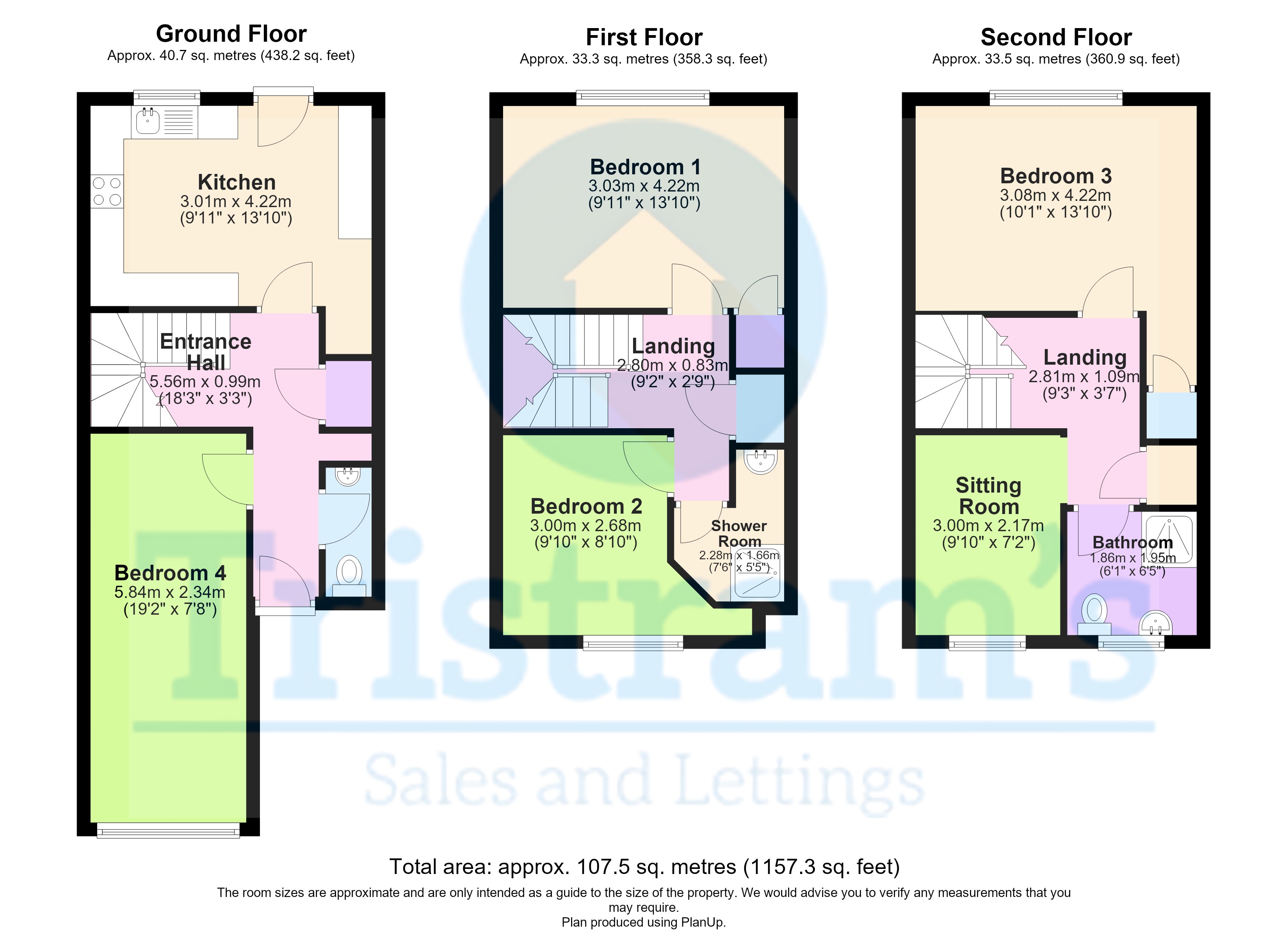 Room 1, 6, Palmerston Gardens, Nottingham floorplan
