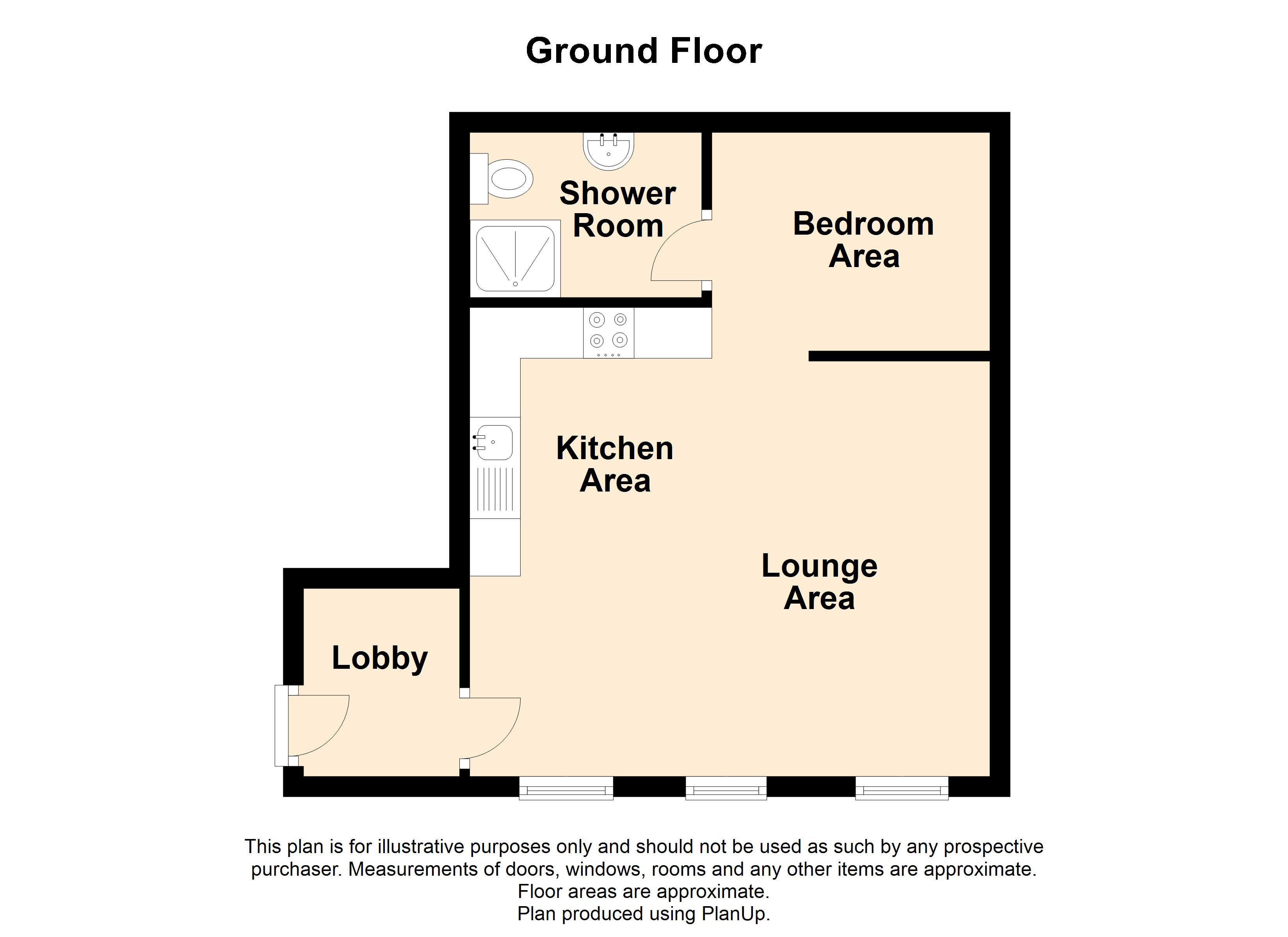 Apartment 3, Greenmount, 8, Green Street, Isle of Wight floorplan