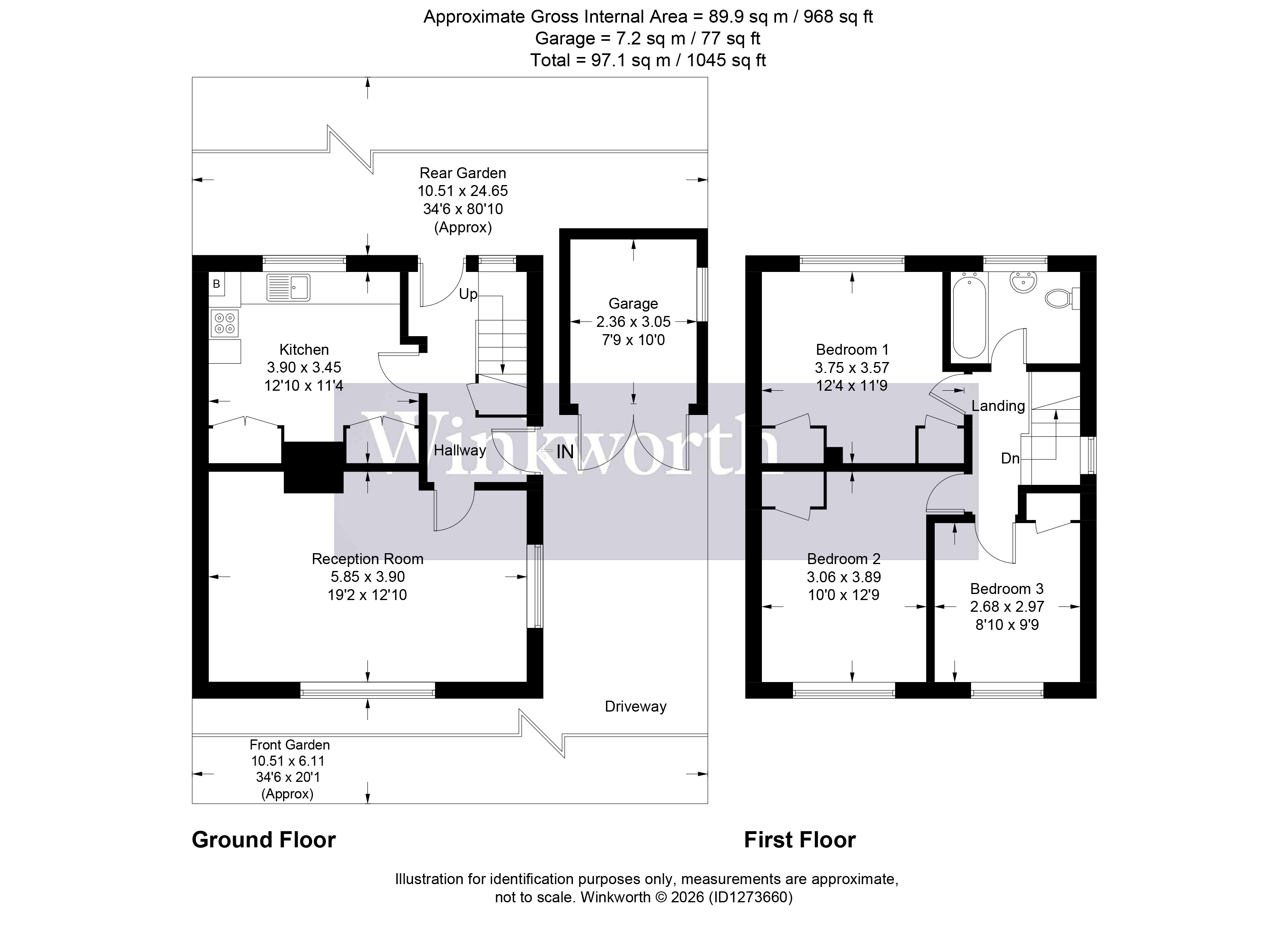 15, Caishowe Road, Hertfordshire floorplan