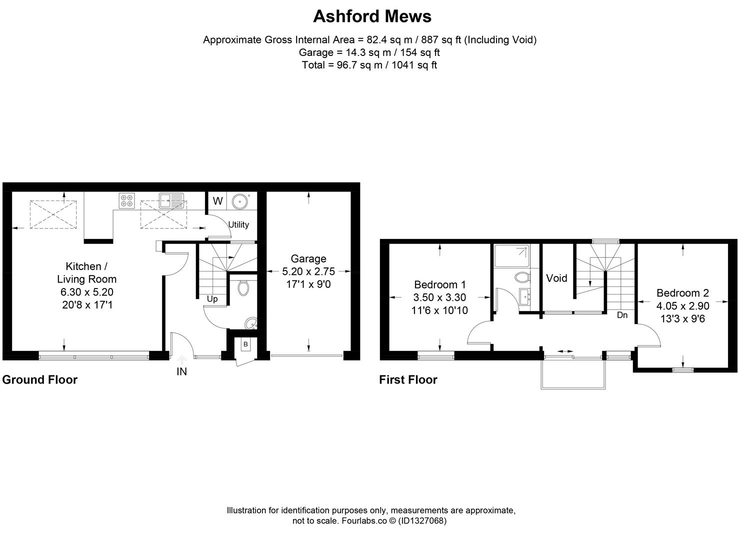 1 Ashford Mews, Northwick Close, Cheltenham floorplan
