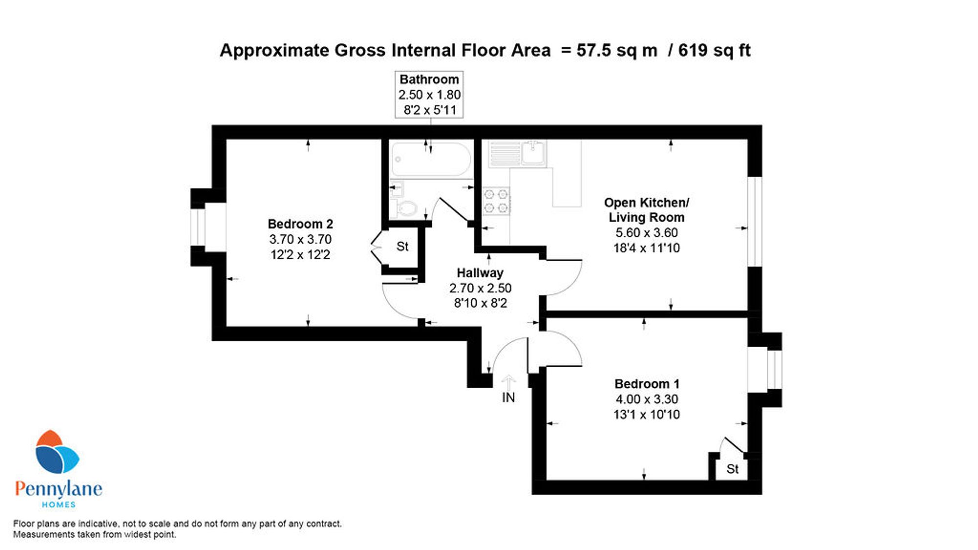 2/1 4 Russell Street, Johnstone floorplan
