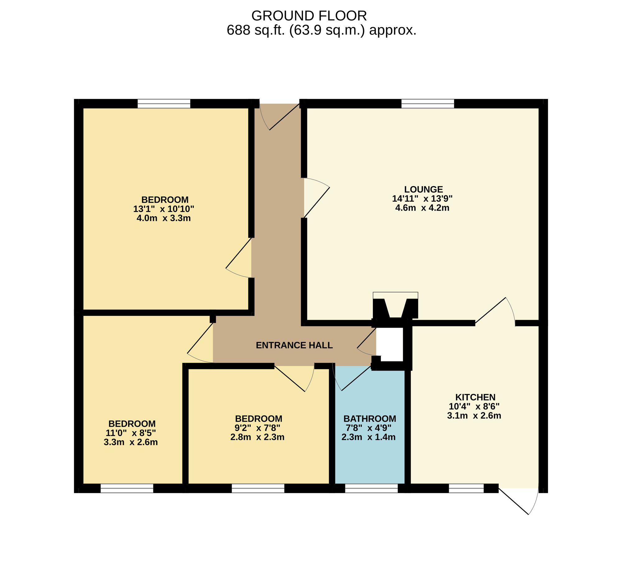 18 Orchard Way, Sheerness floorplan
