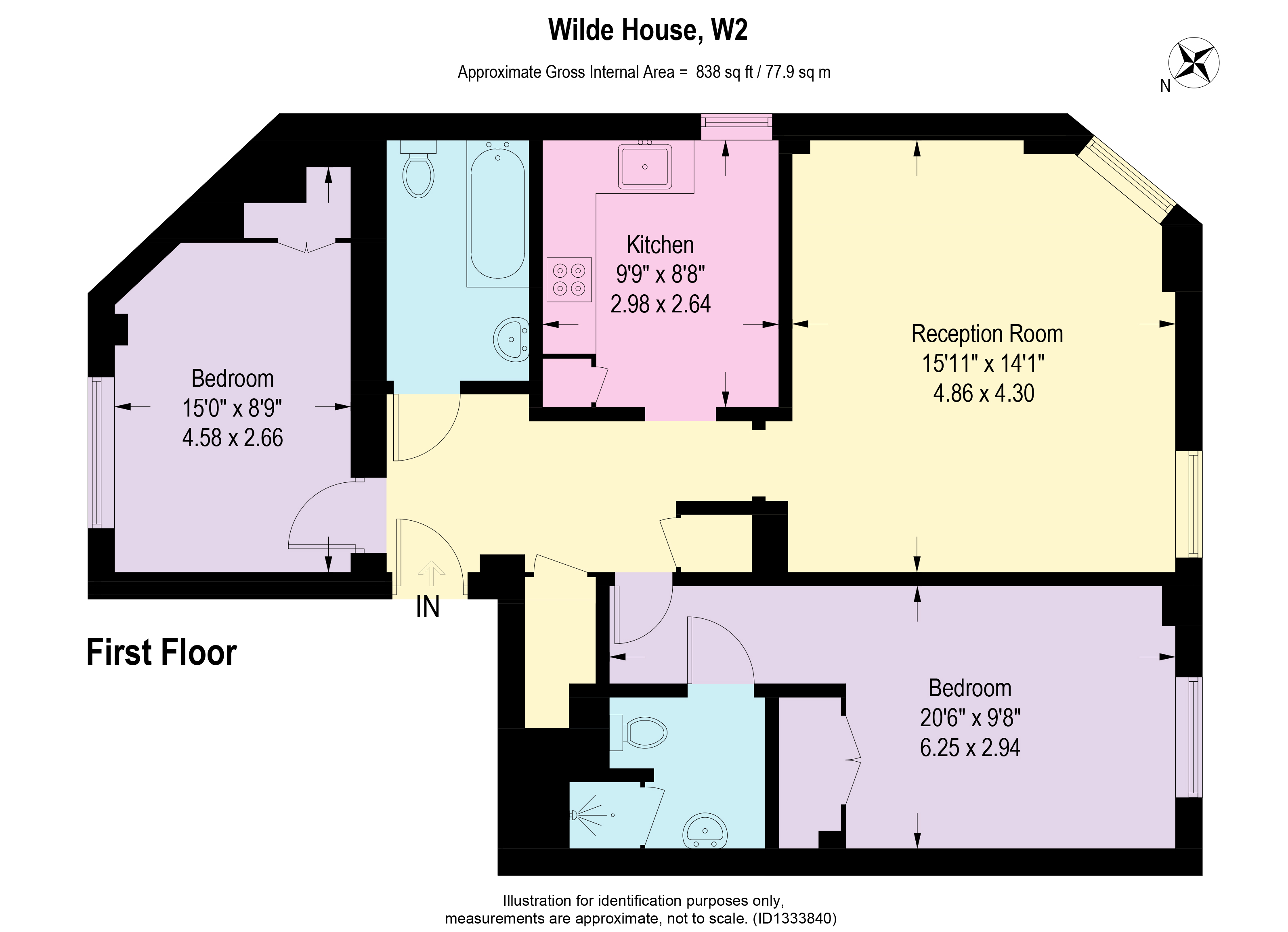 10, Gloucester Terrace, London floorplan