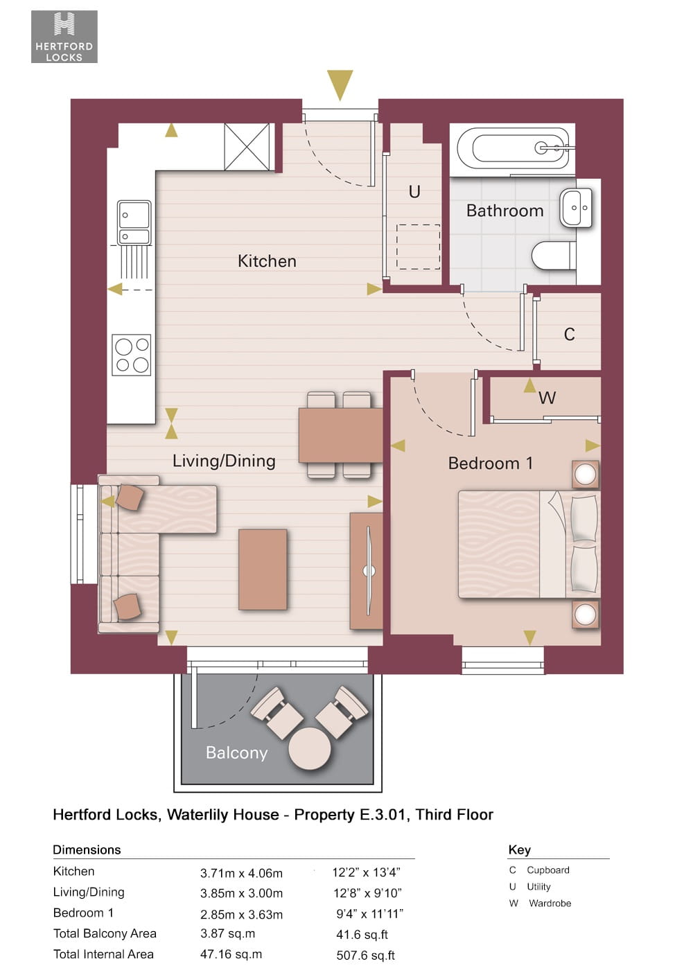 E.3.01, Hertford, Sg13 7Bj, Hertford floorplan