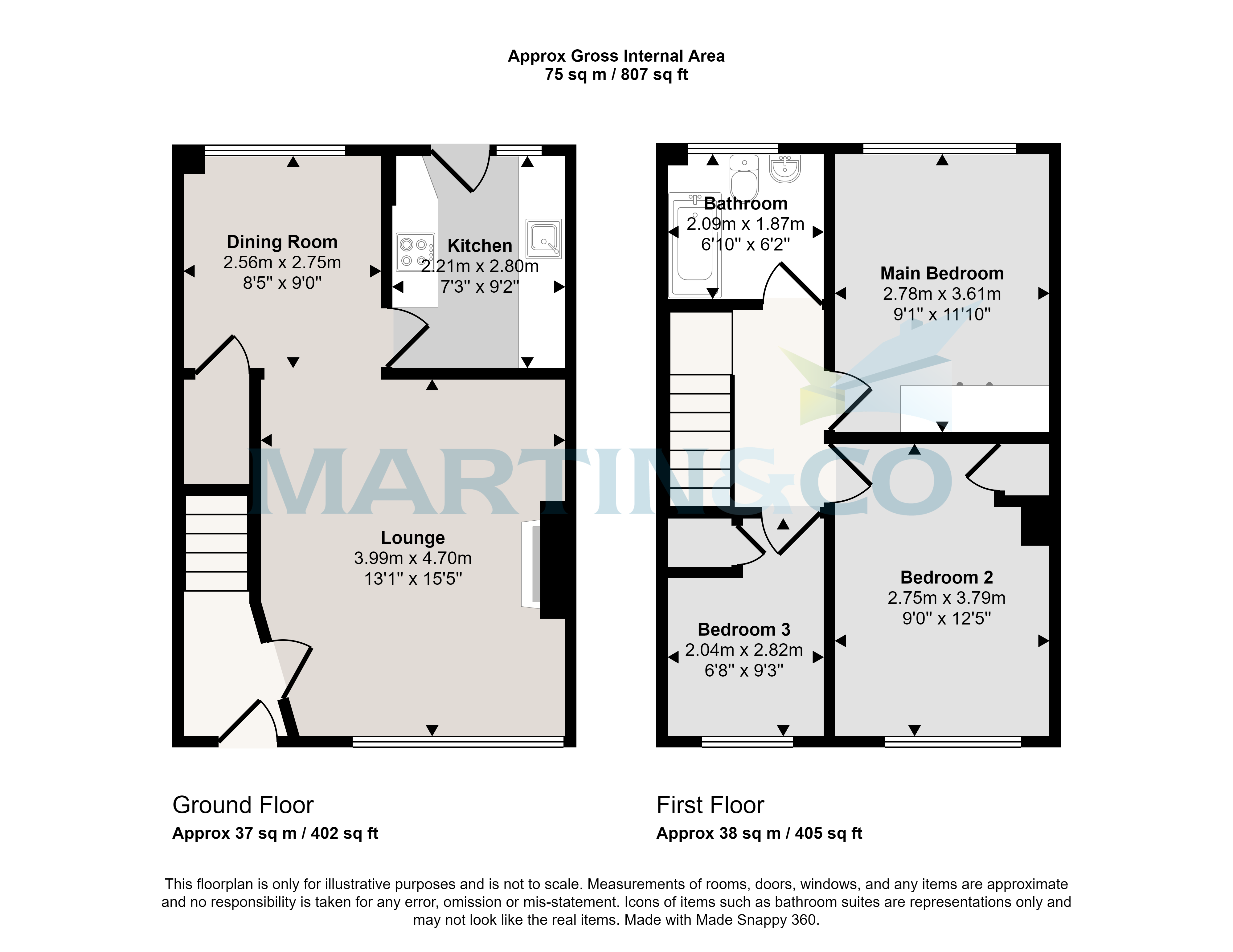 22, Cheviot Way, Ashford floorplan