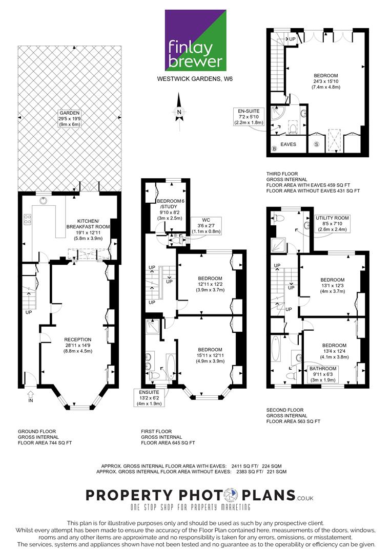 59, Westwick Gardens, London floorplan