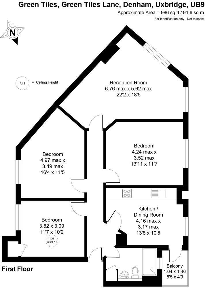 21 Green Tiles, Green Tiles Lane, Uxbridge floorplan