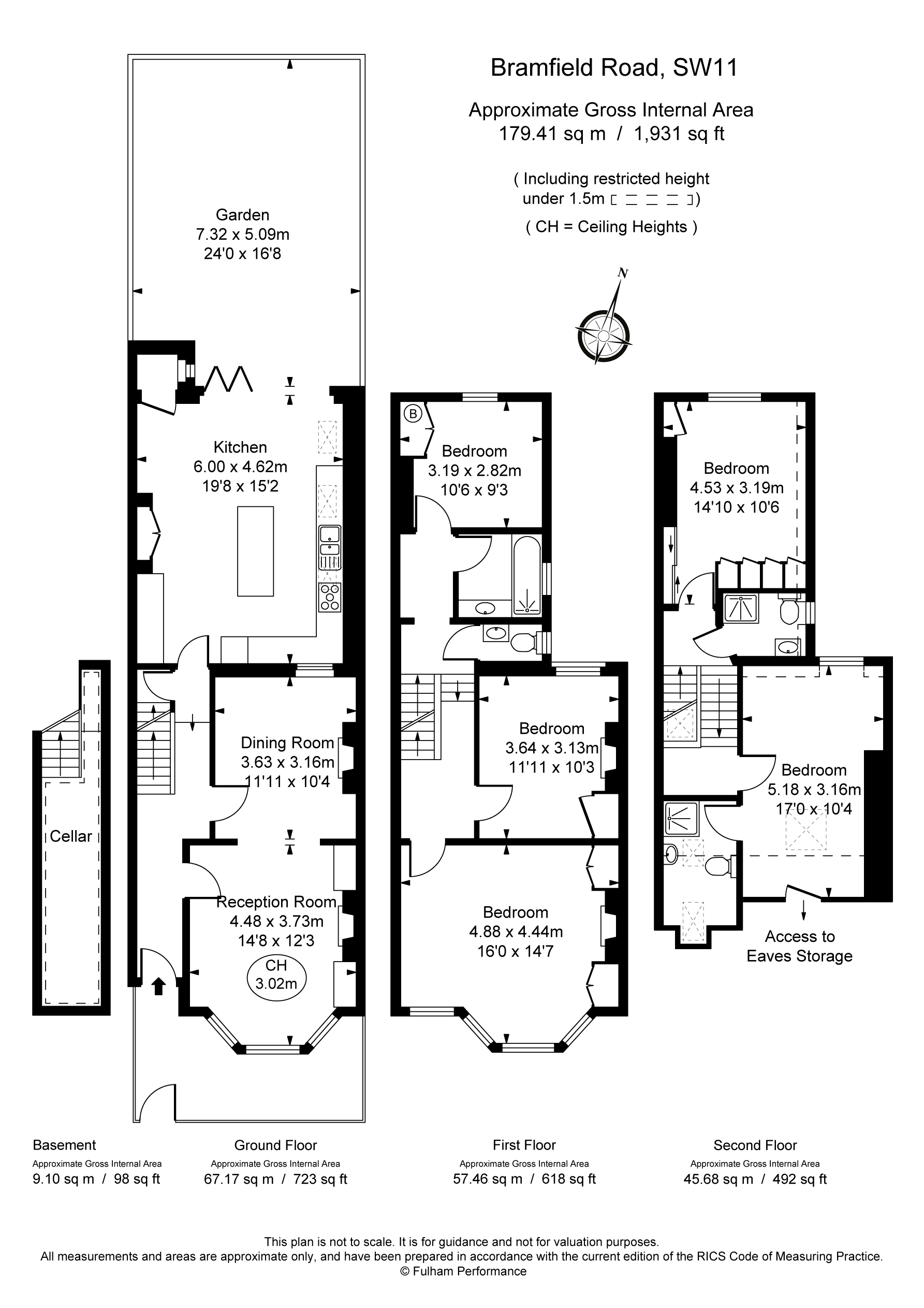 83, Bramfield Road, London floorplan