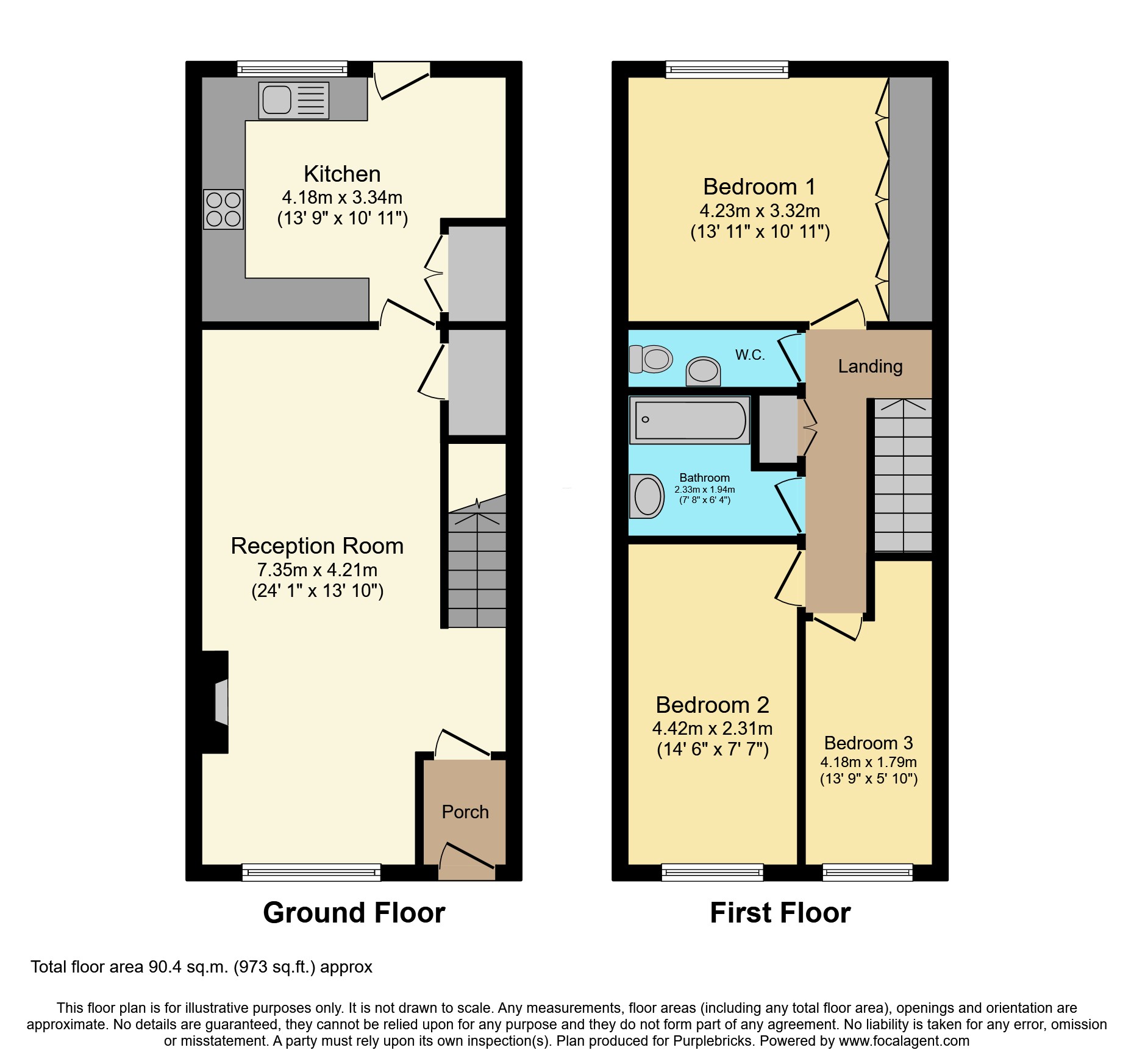 22, Blakeston Court, Stockton-on-Tees floorplan