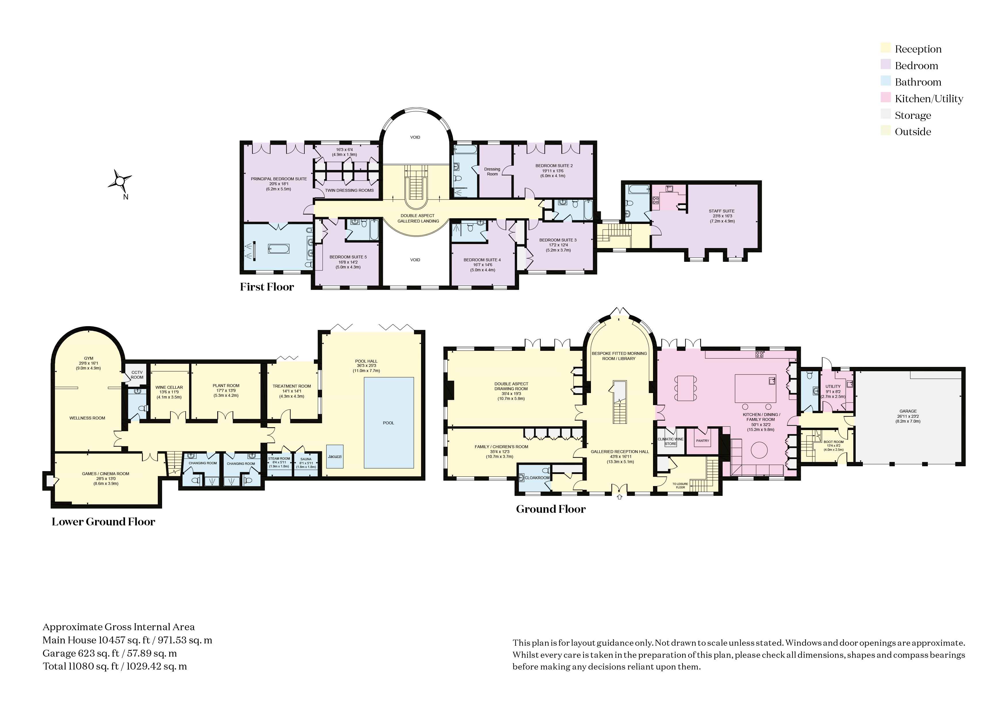 Rodona Road, Weybridge floorplan