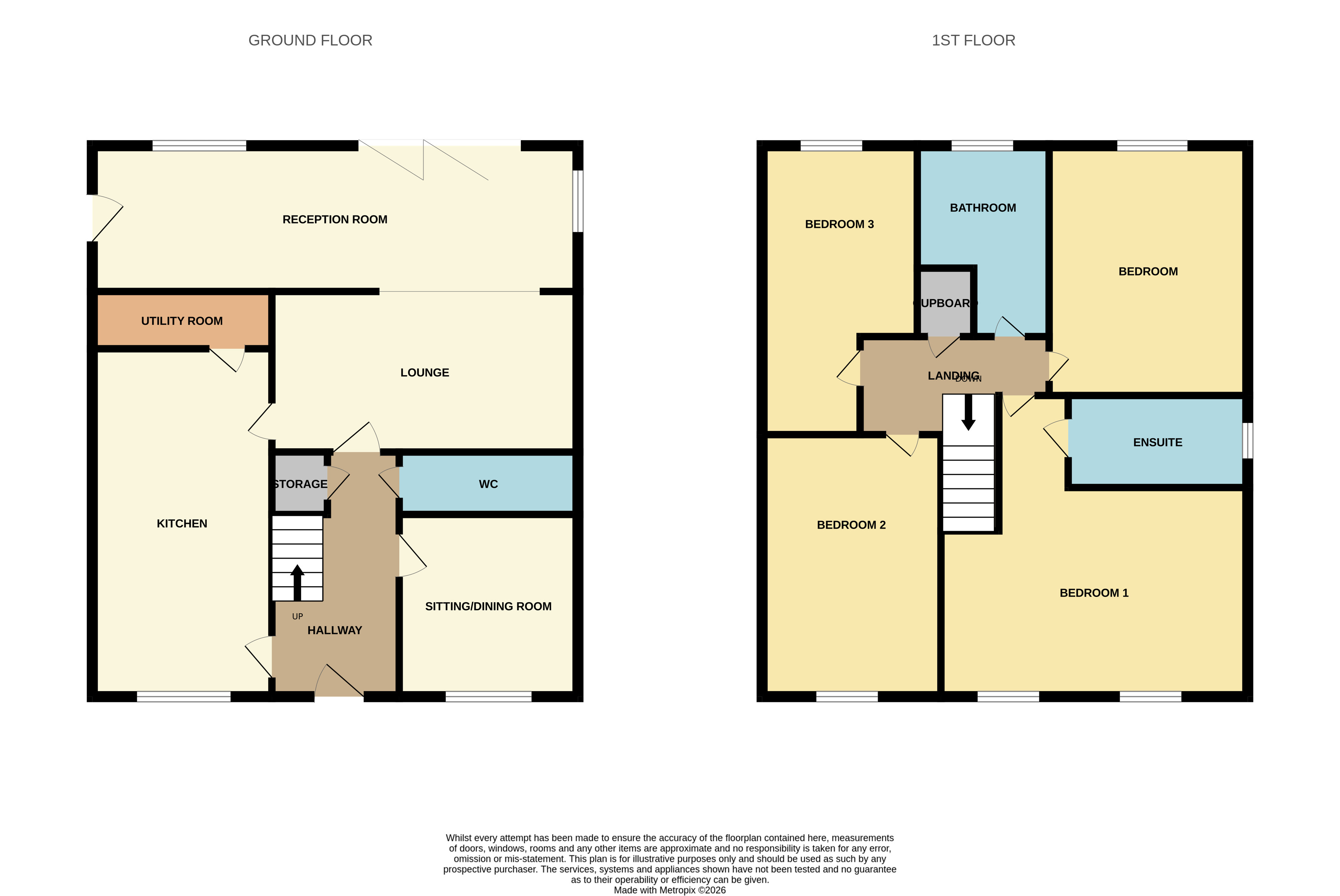 50, Harvest Way, Warwickshire floorplan