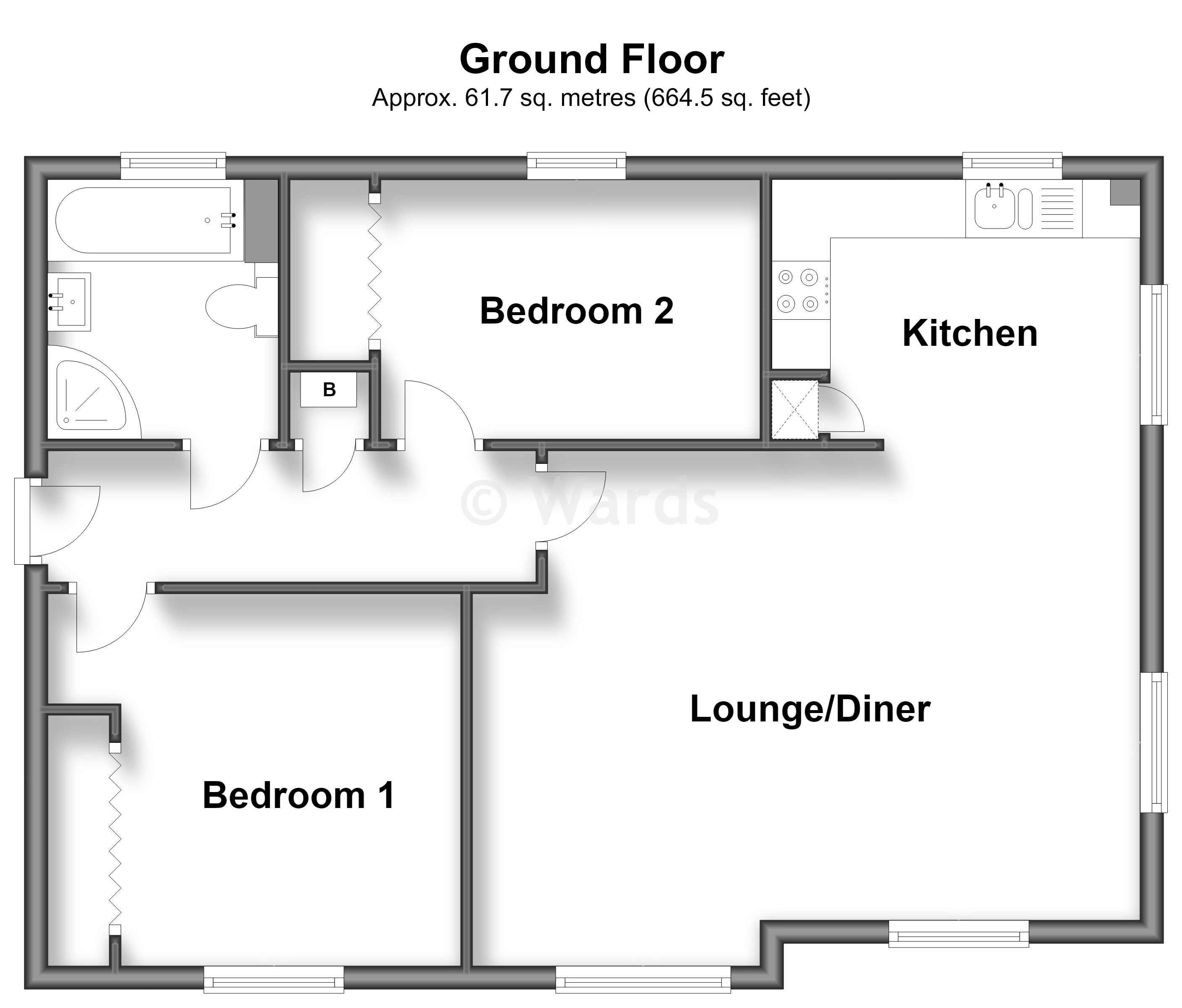 Stocker Court, Paxton Avenue, Folkestone floorplan