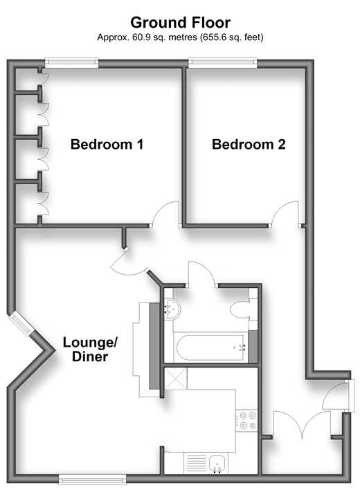 Wicketts End, Whitstable floorplan