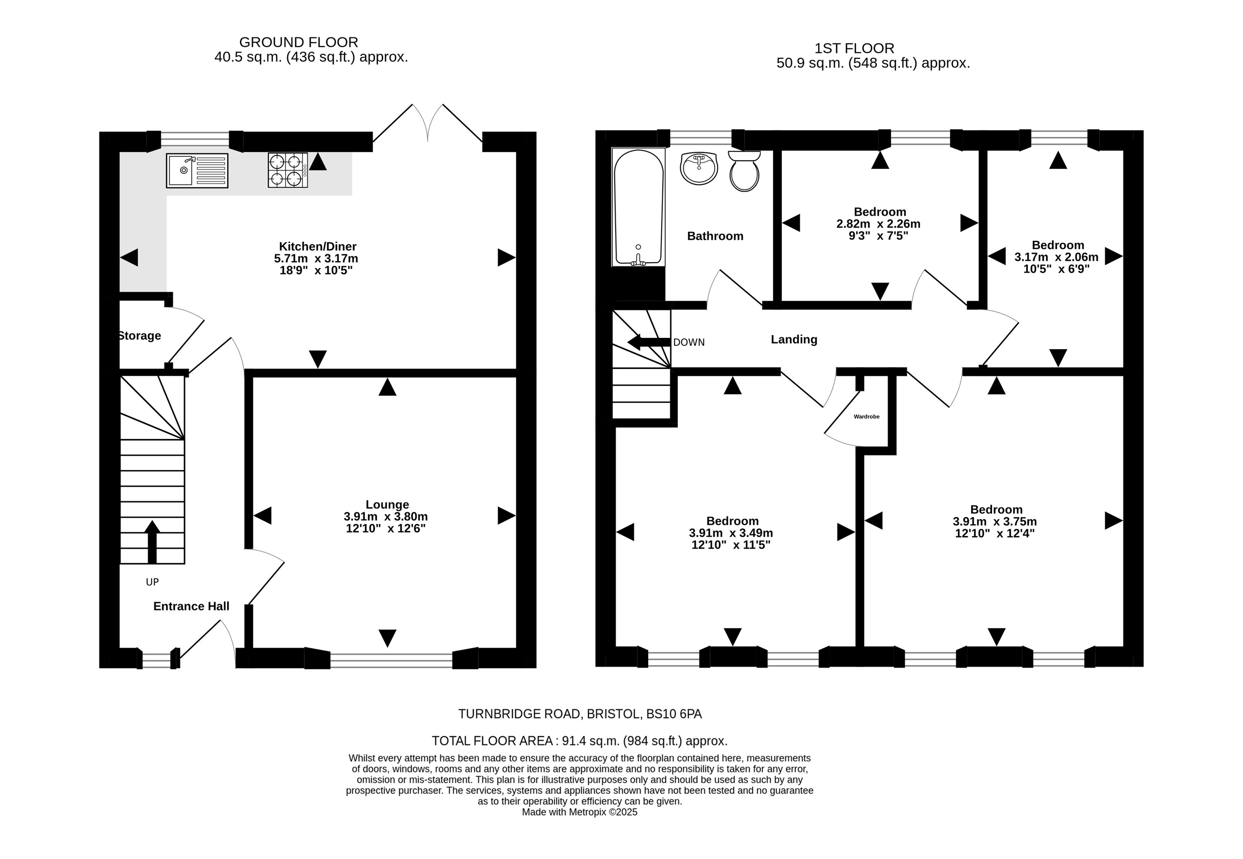18 Turnbridge Road, Bristol floorplan