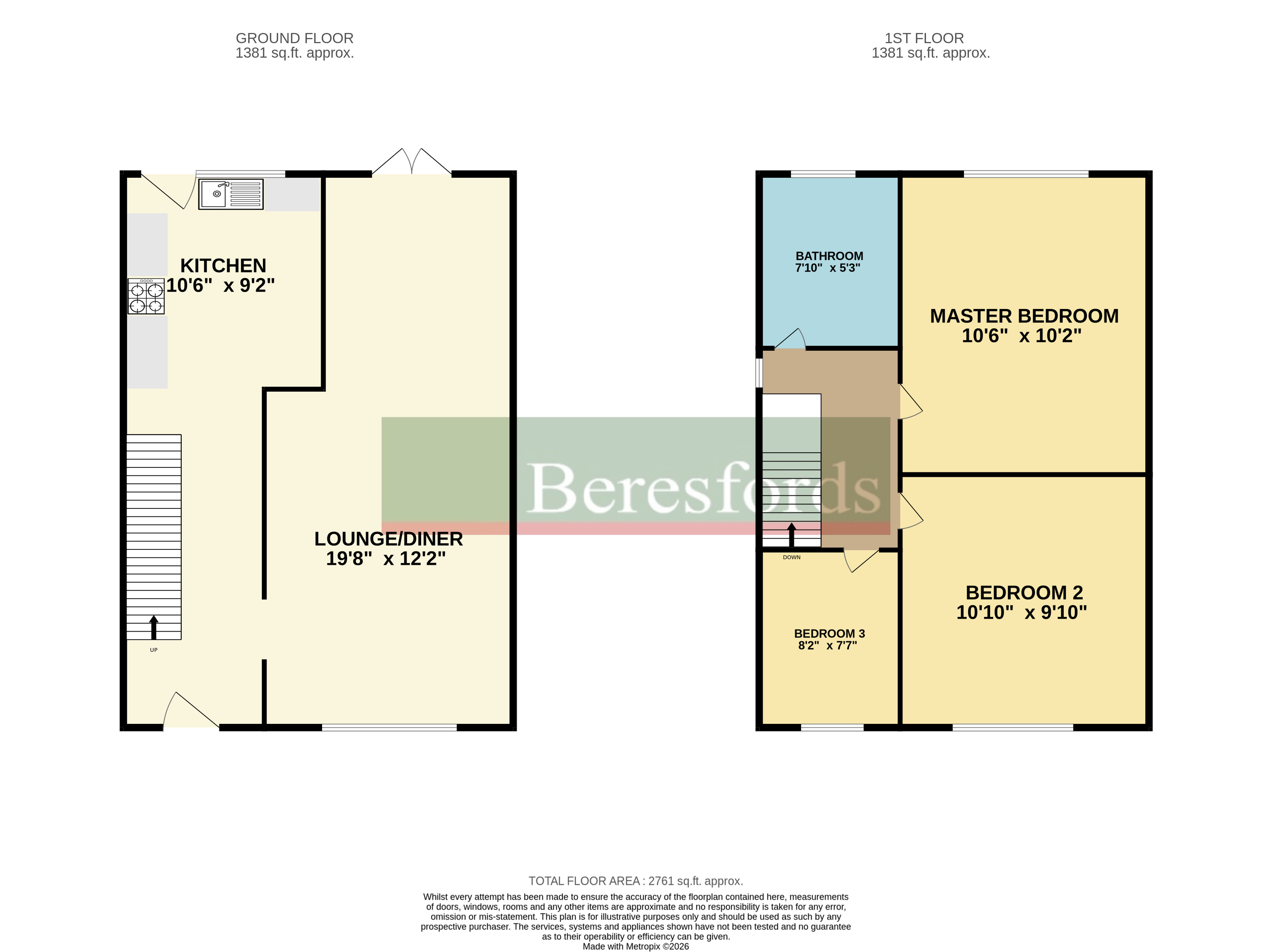 26, Broad Meadow, Brentwood floorplan