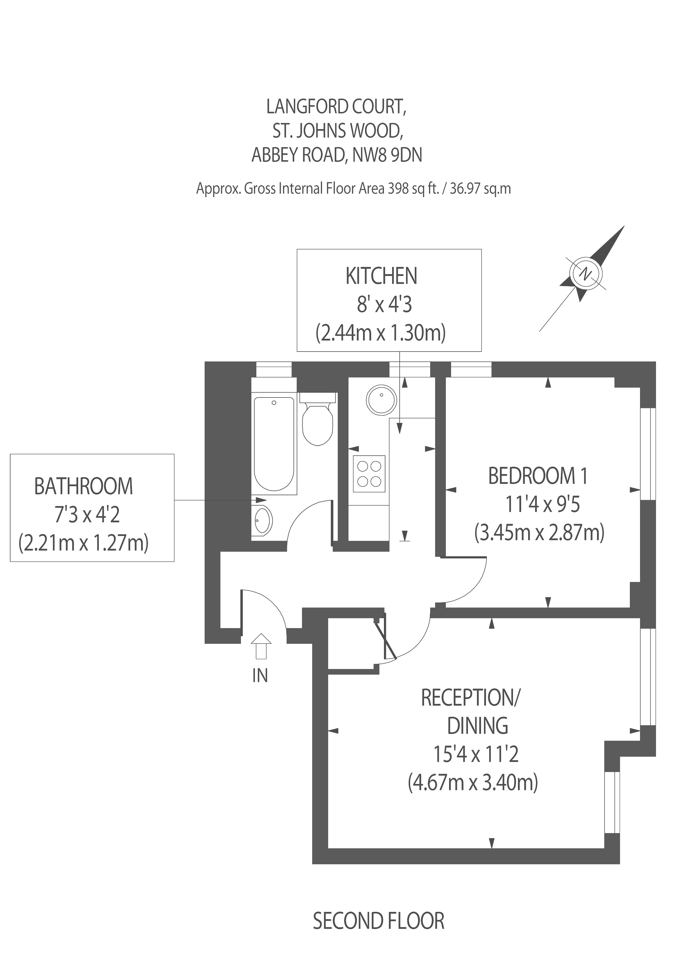 1 Bedrooms Flat for sale in Abbey Road, London NW8